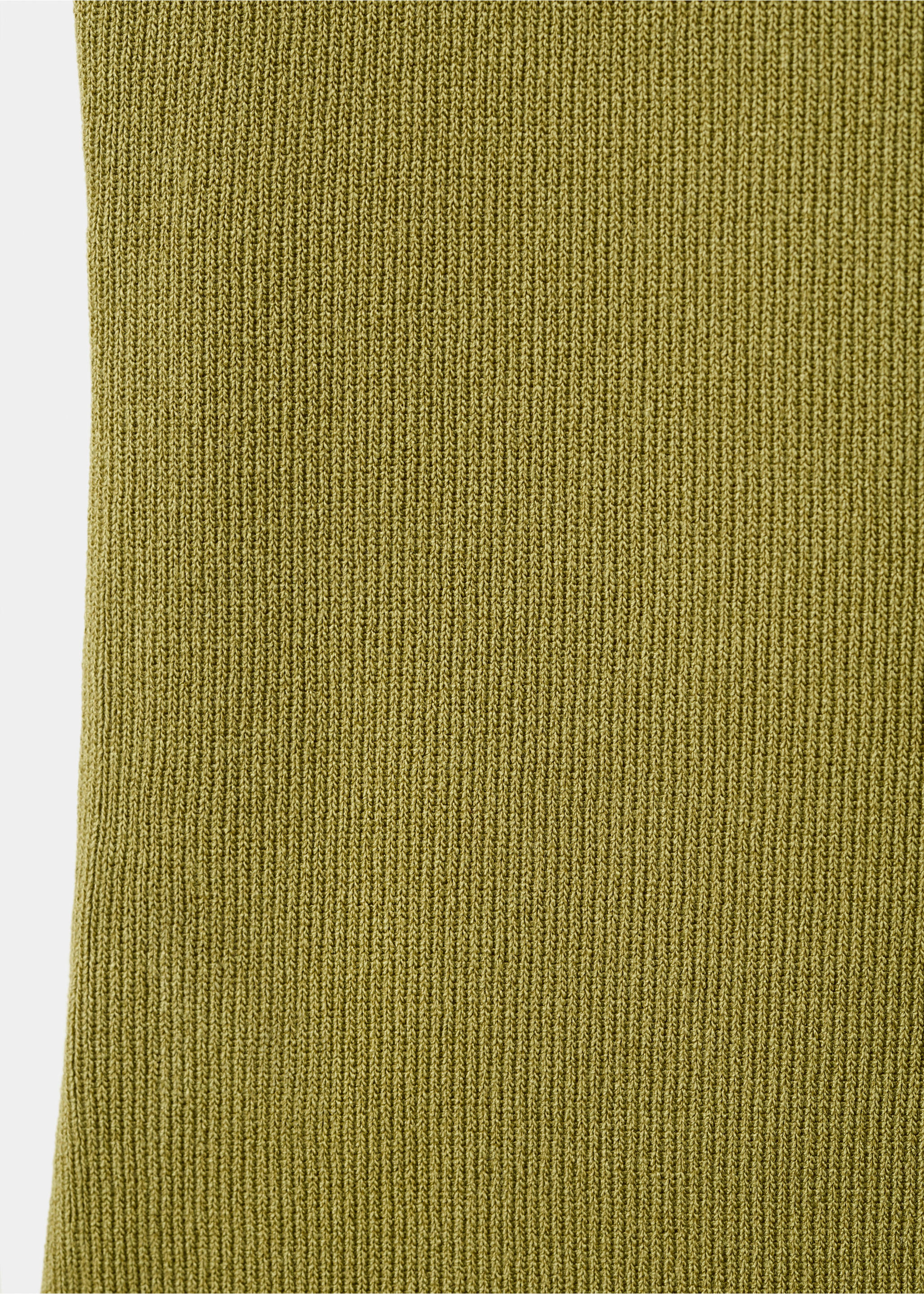 Round-neck knitted top - Details of the article 0, Green. Ref: 27065834-00.