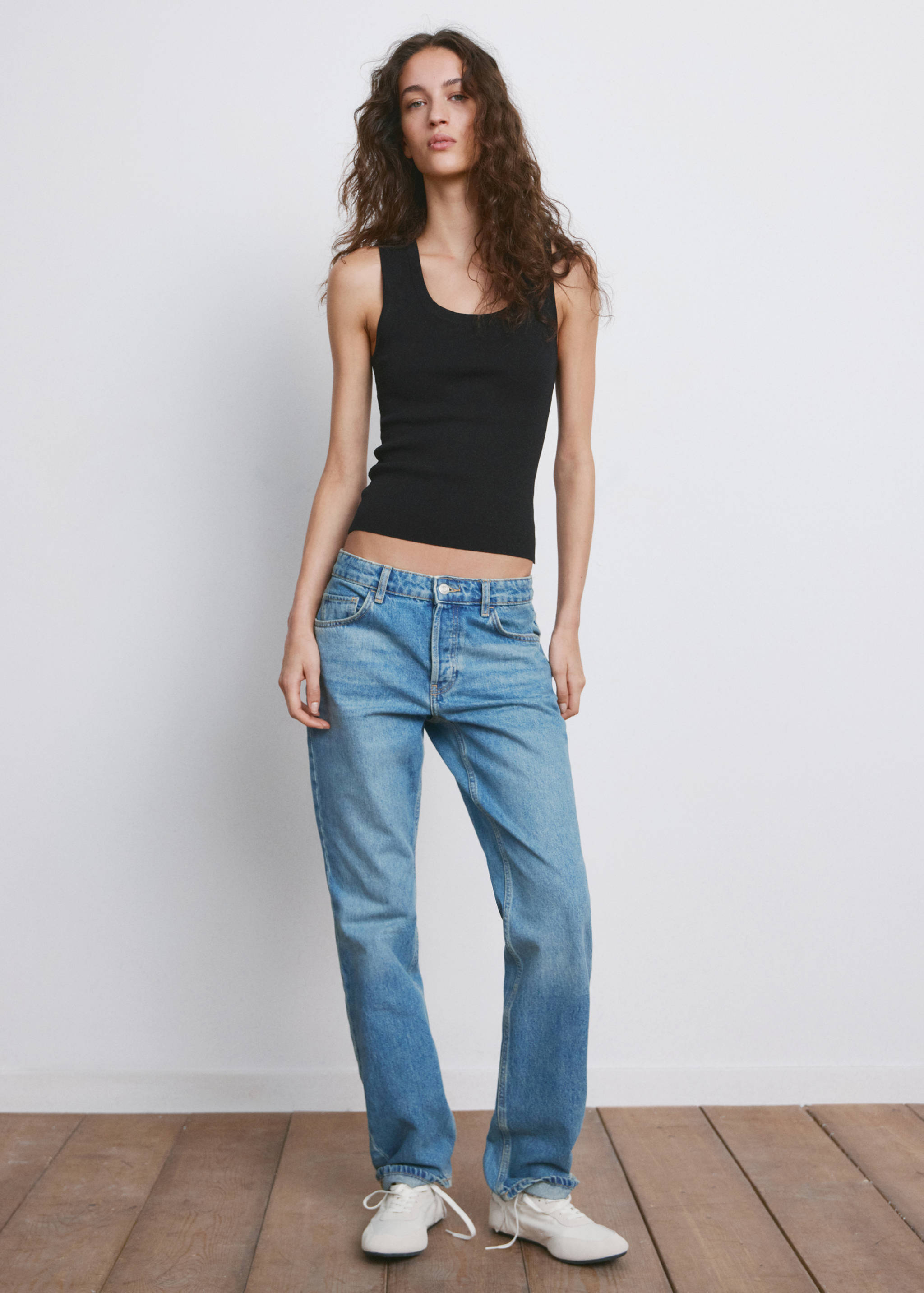 Top maille coton lin - Plan général