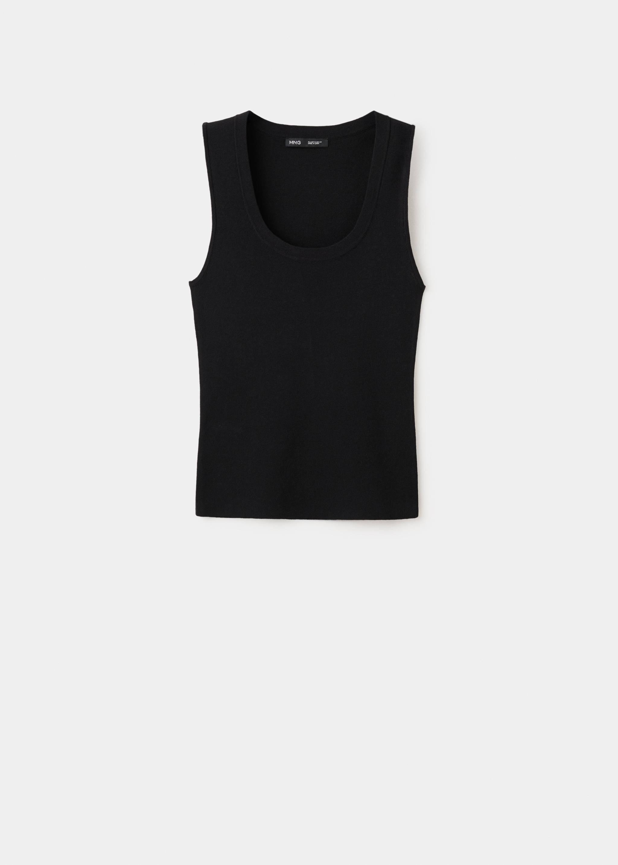 Top maille coton lin - Article sans modèle