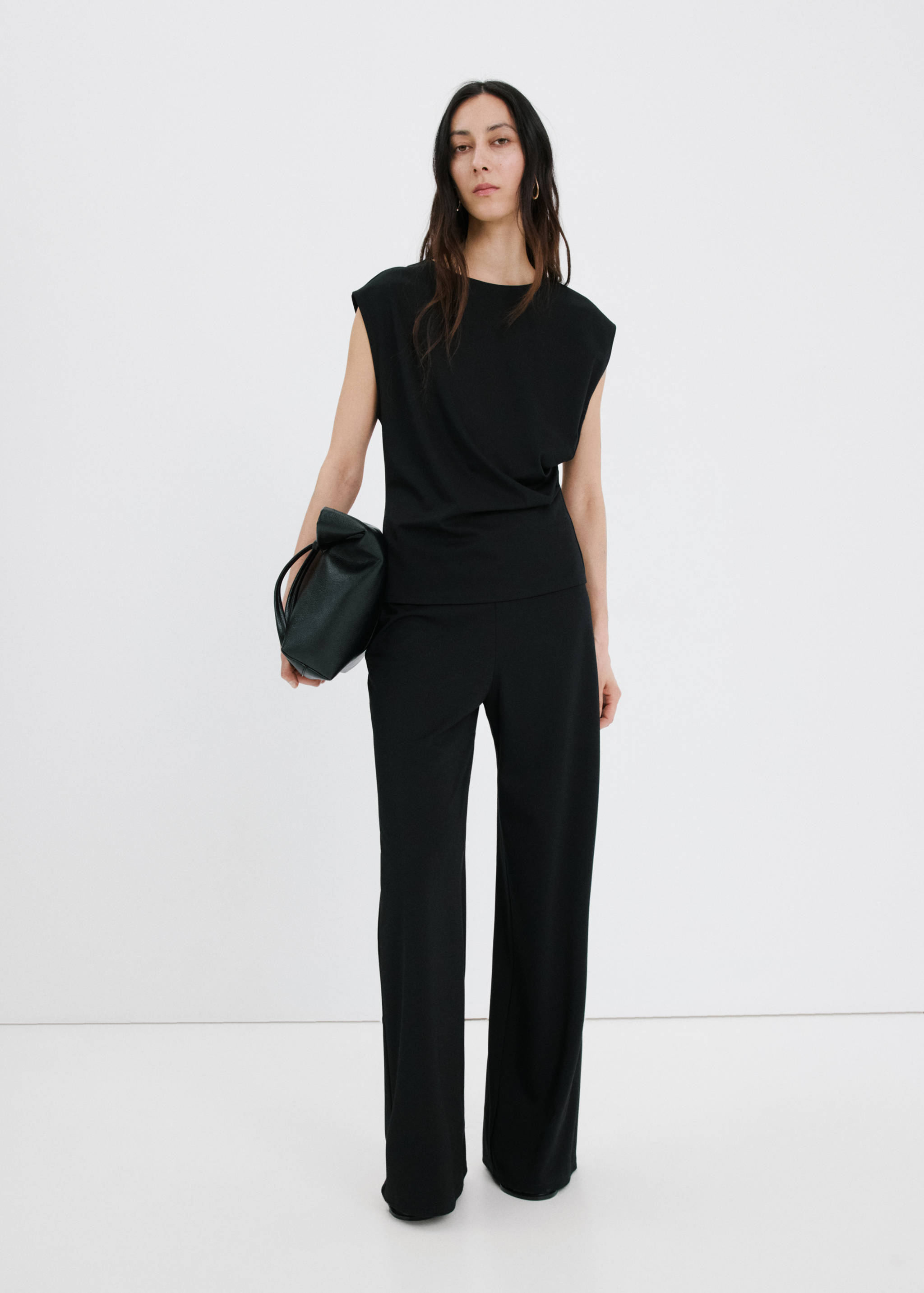 T-shirt with gathered details - General plane