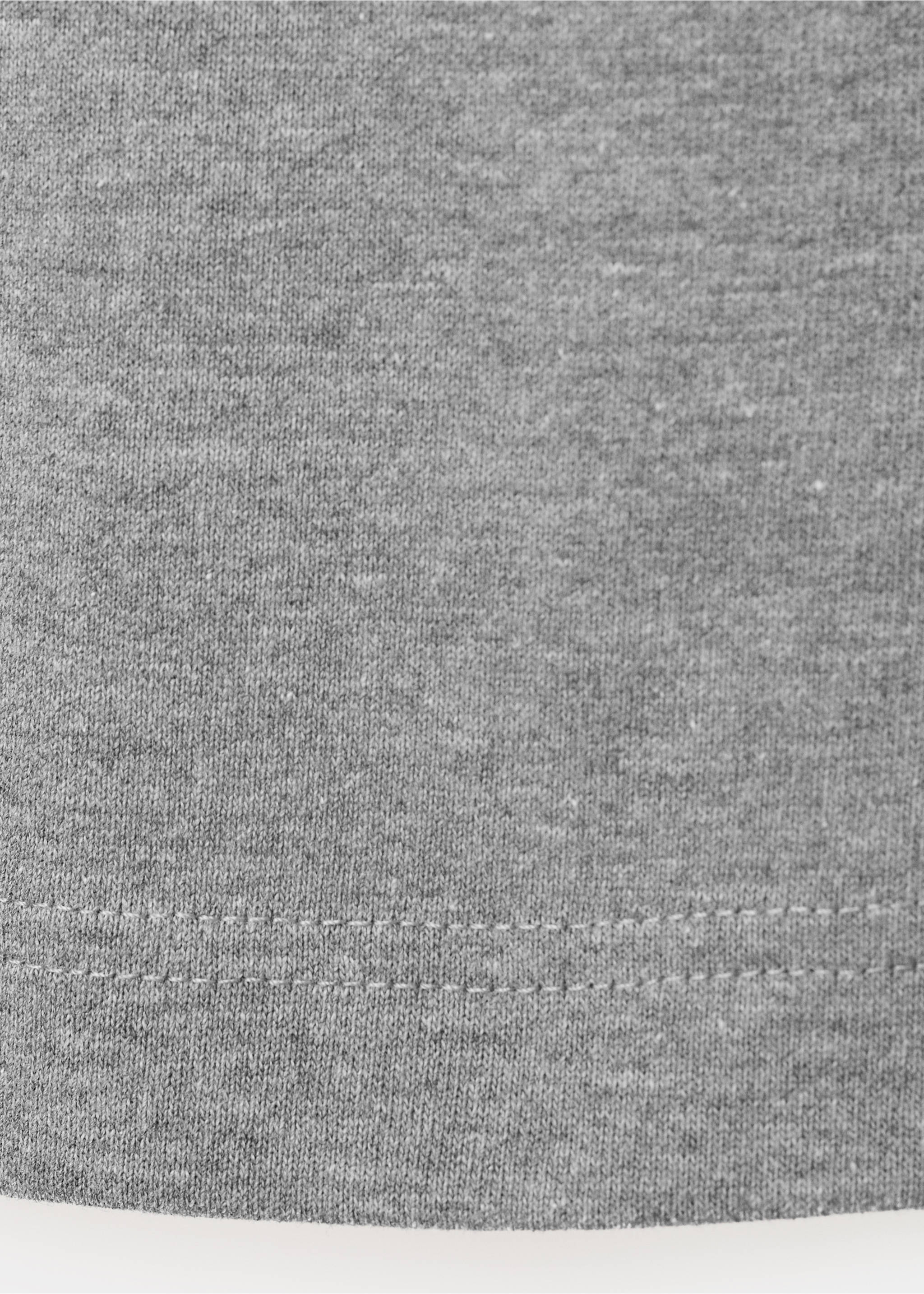 Camiseta algodón oversize - Detalle del artículo 0, Gris medio vigoré. Ref: 27065838-00.