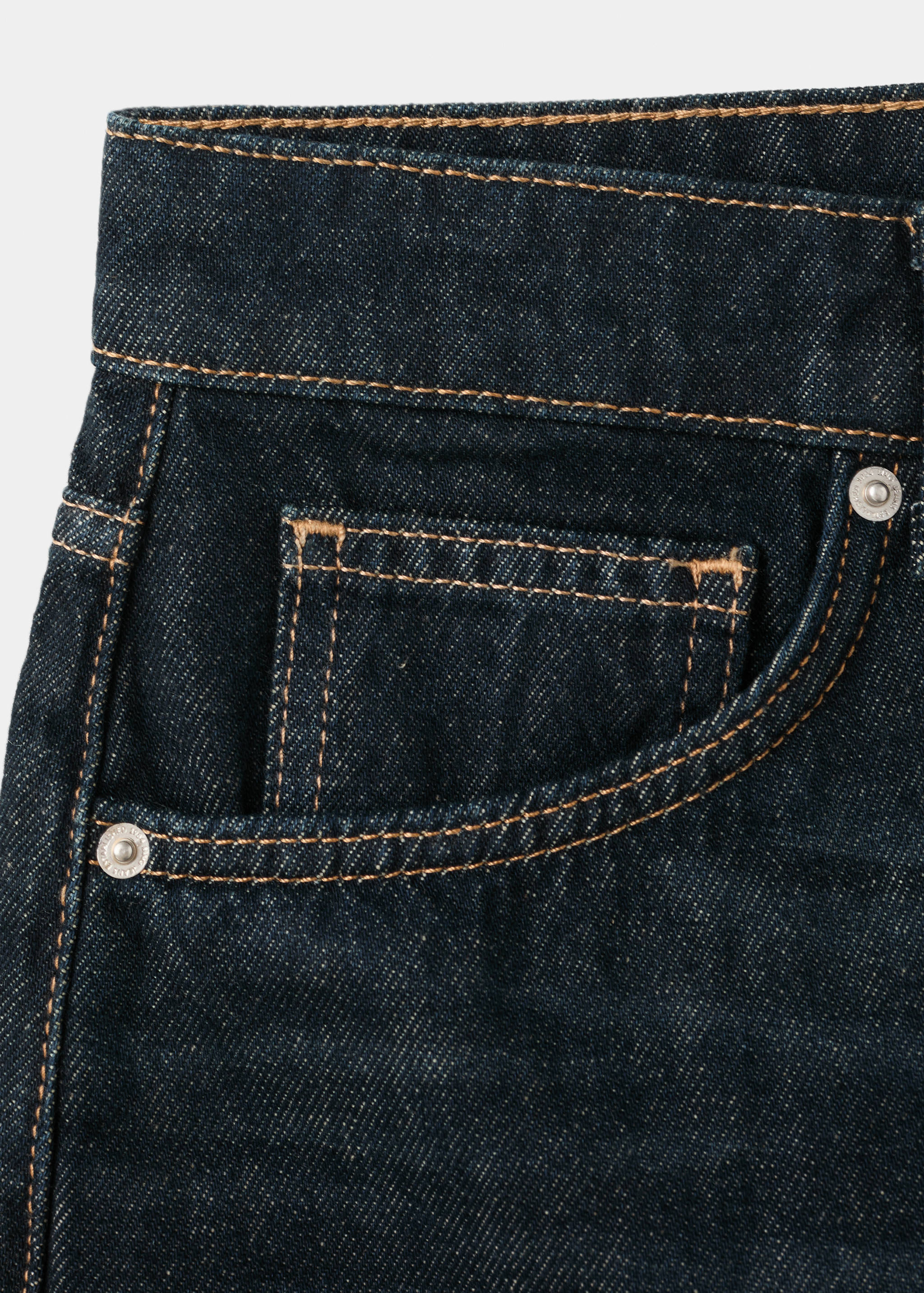 Low-rise denim mini skirt - Details of the article 8