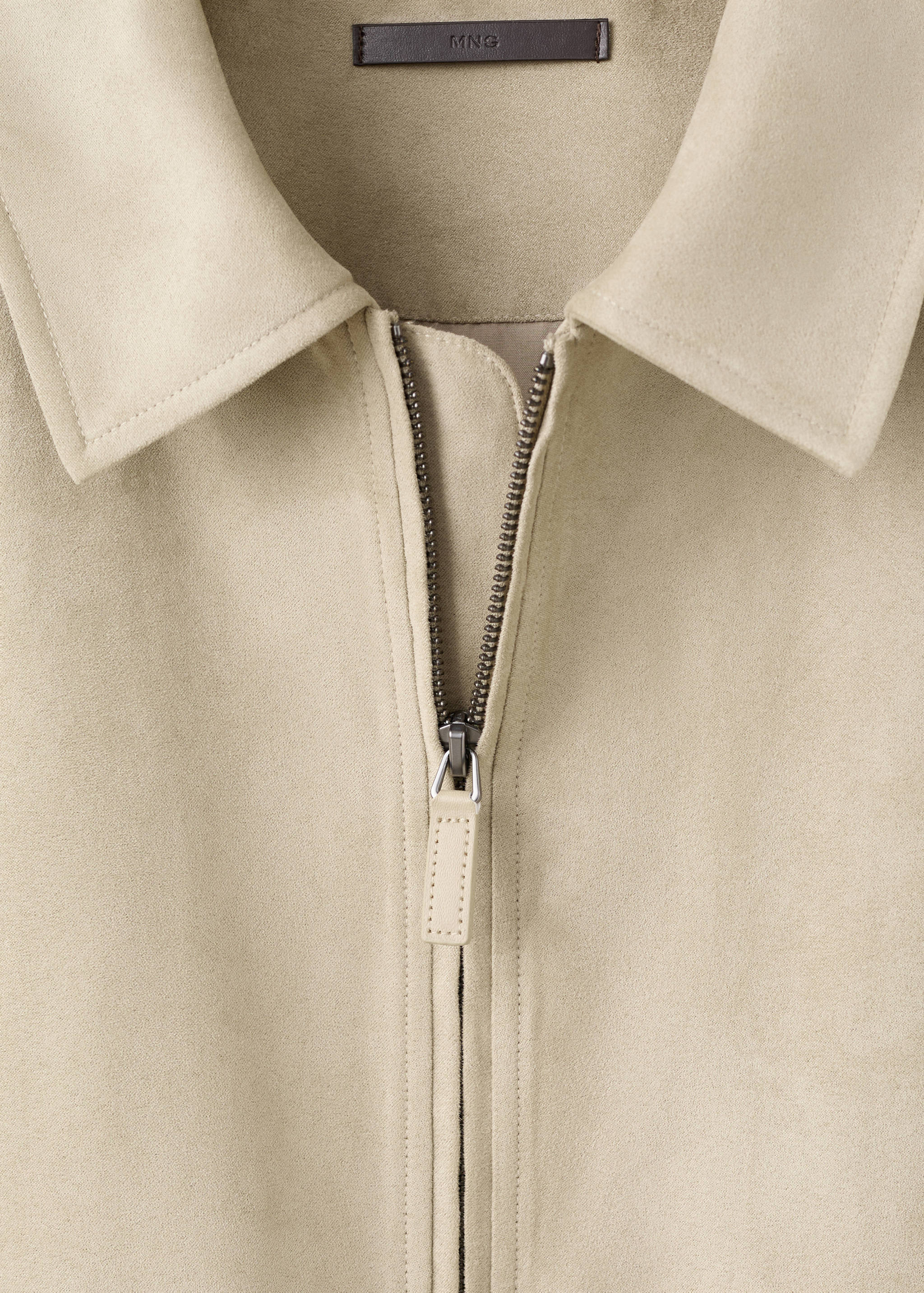 Suede effect jacket - Details of the article 8