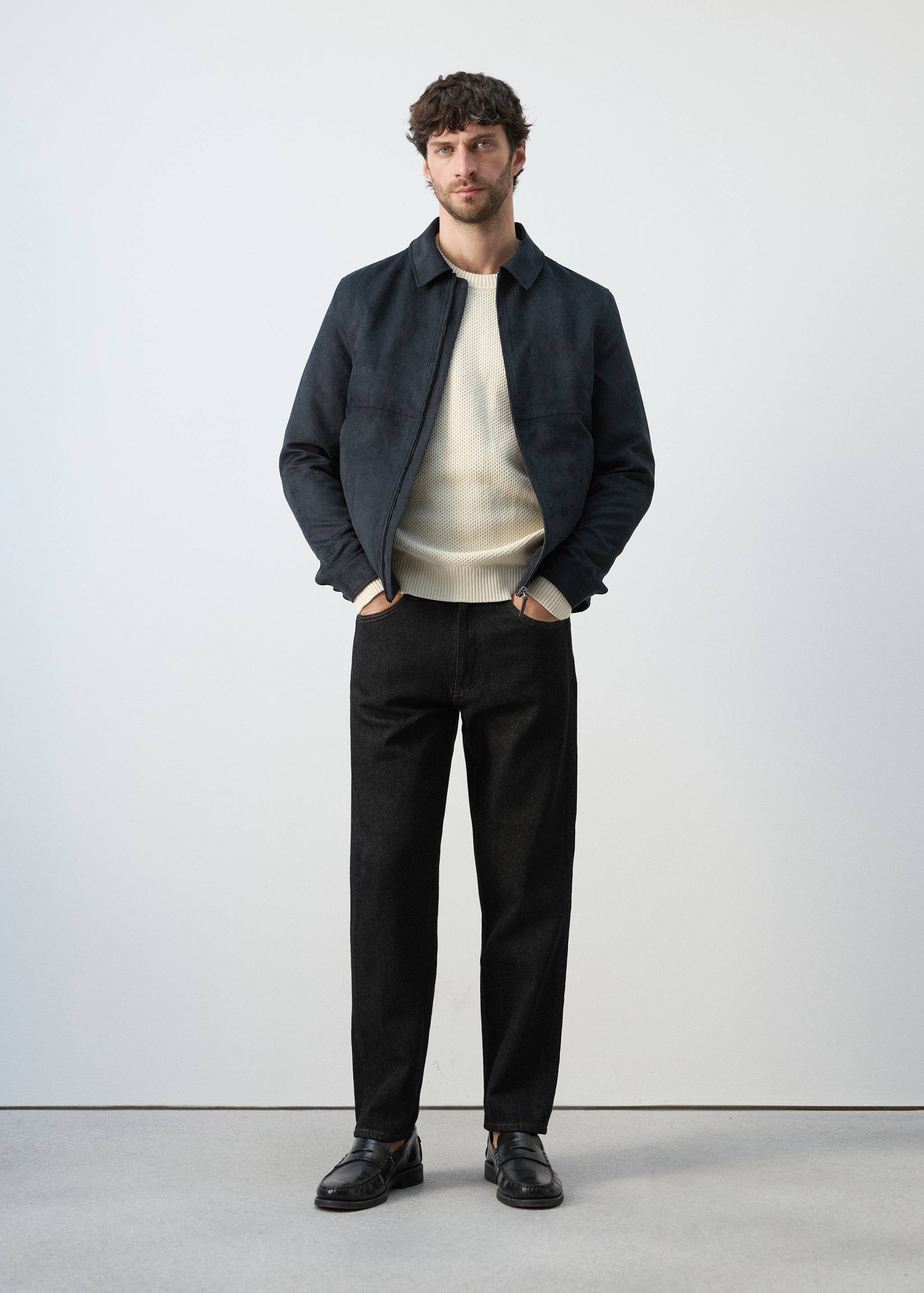 Veste imitation daim - Plan général