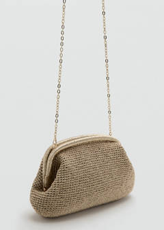 Lurex clutch bag — Gold 1