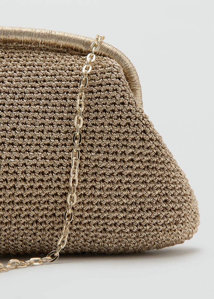 Lurex clutch bag — Gold