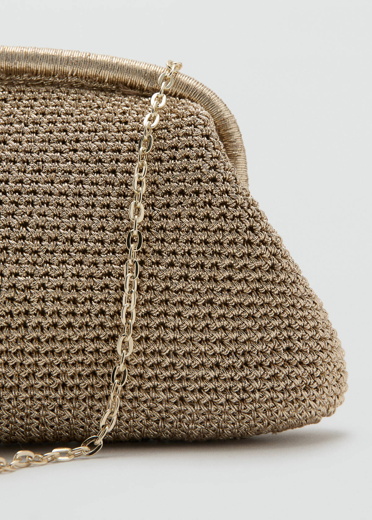 Lurex clutch bag — Gold