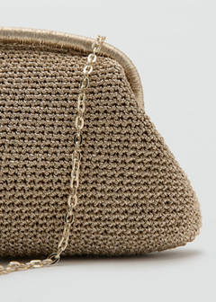 Lurex clutch bag — Gold 2