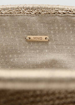 Lurex clutch bag — Gold 3
