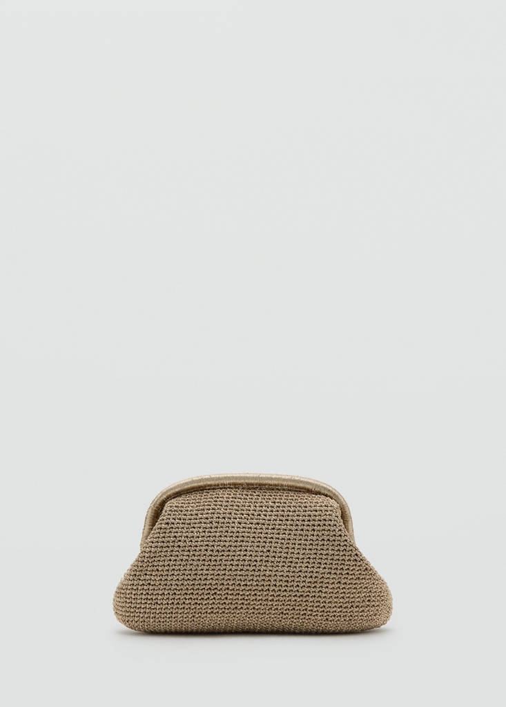 Lurex clutch bag — Gold
