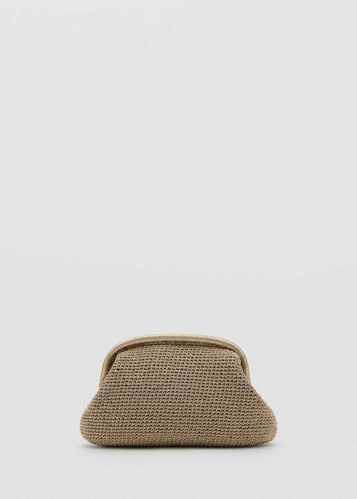 Lurex clutch bag — Gold