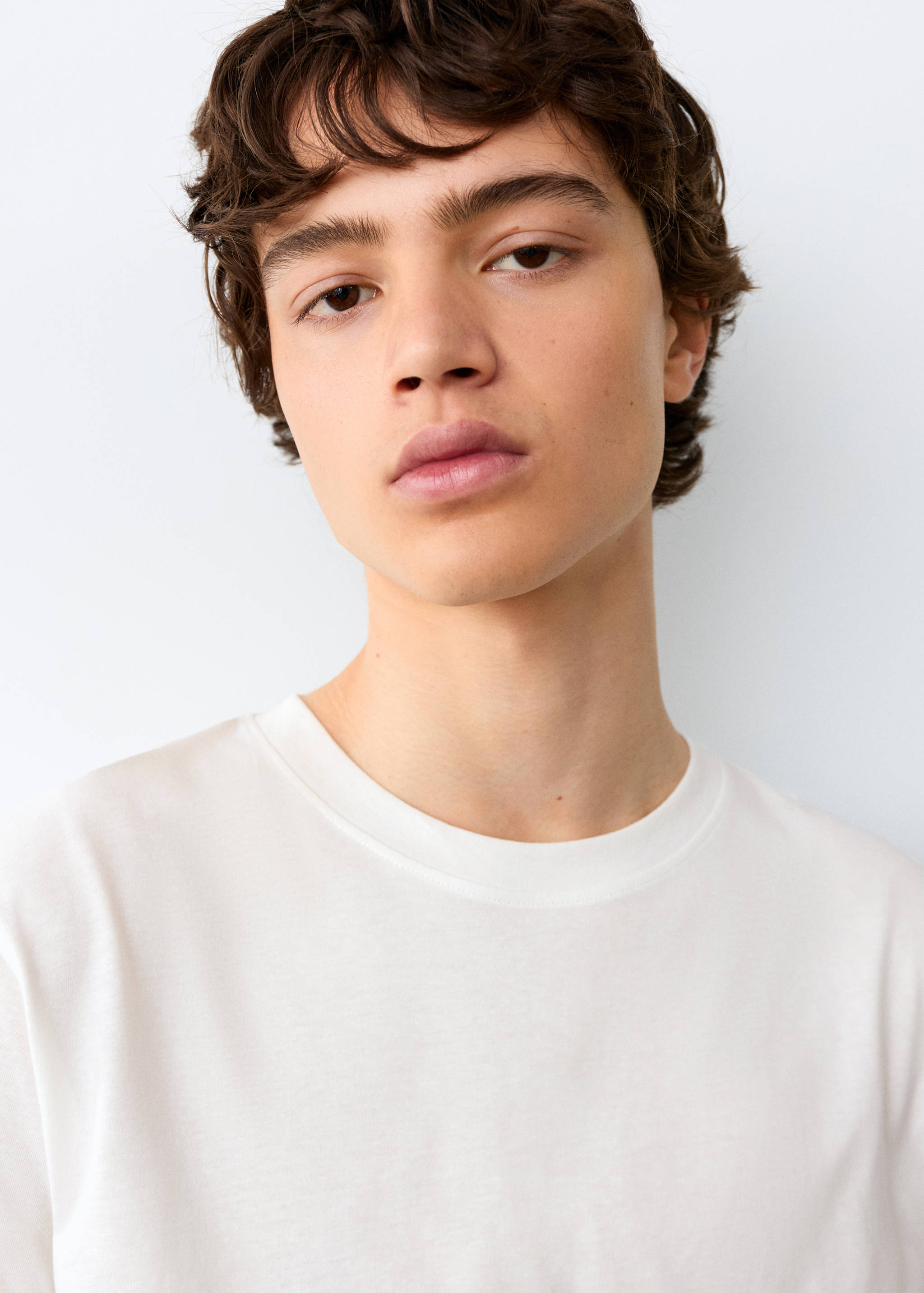 Striped cotton short pyjamas - Details of the article 1