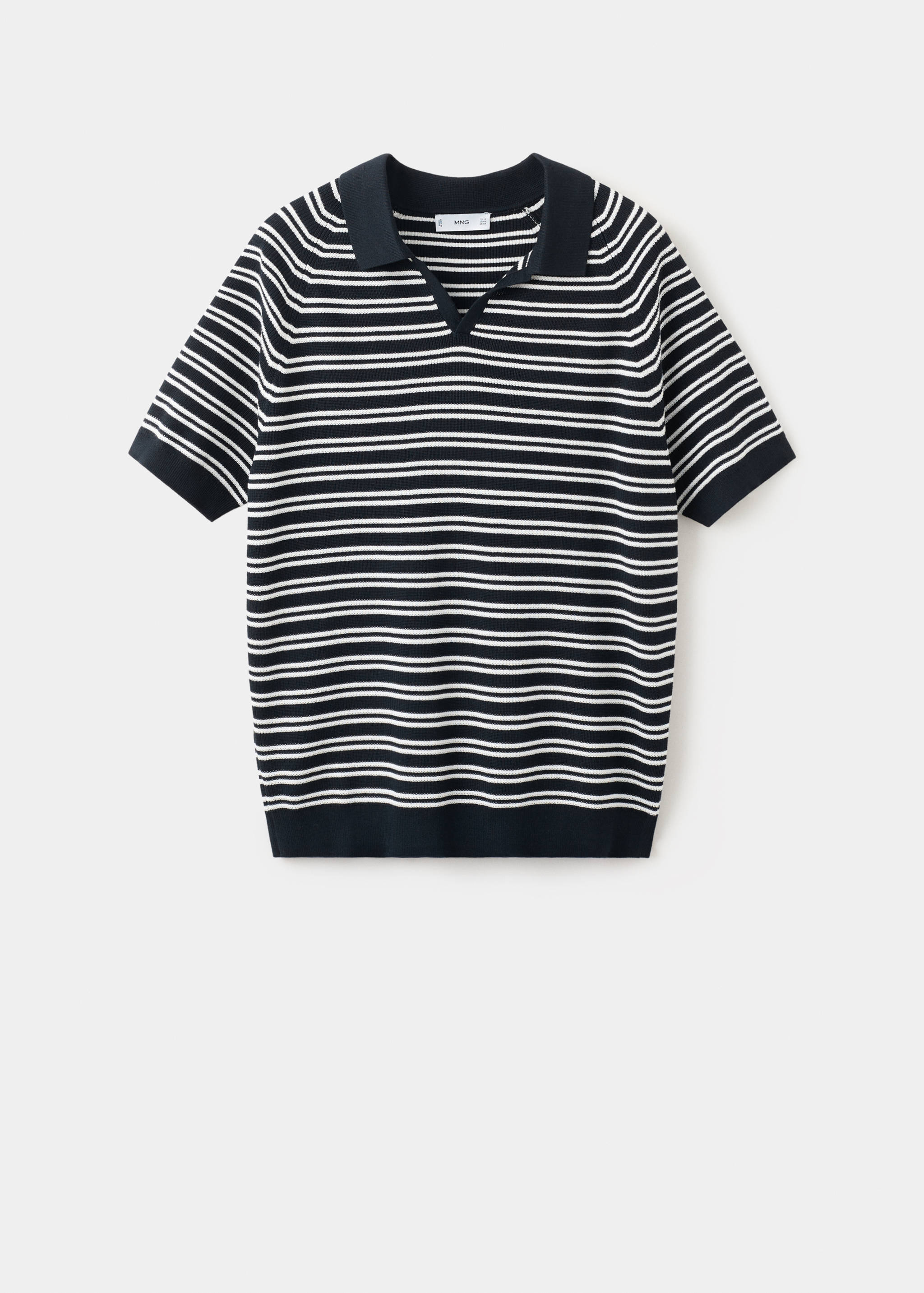 Polo 100% algodón punto rayas - Artículo sin modelo
