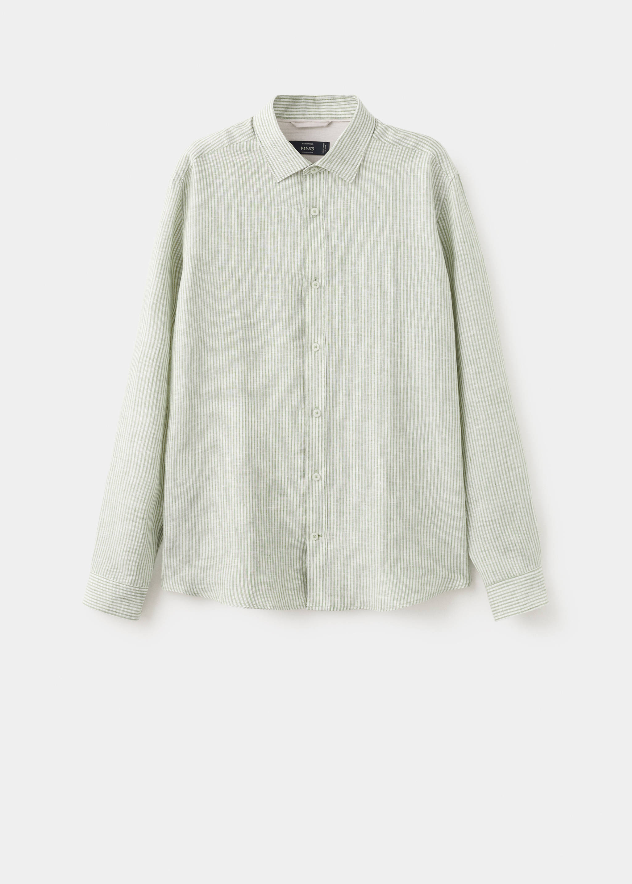 Рубашка regular fit 100% лен - Изделие без модели