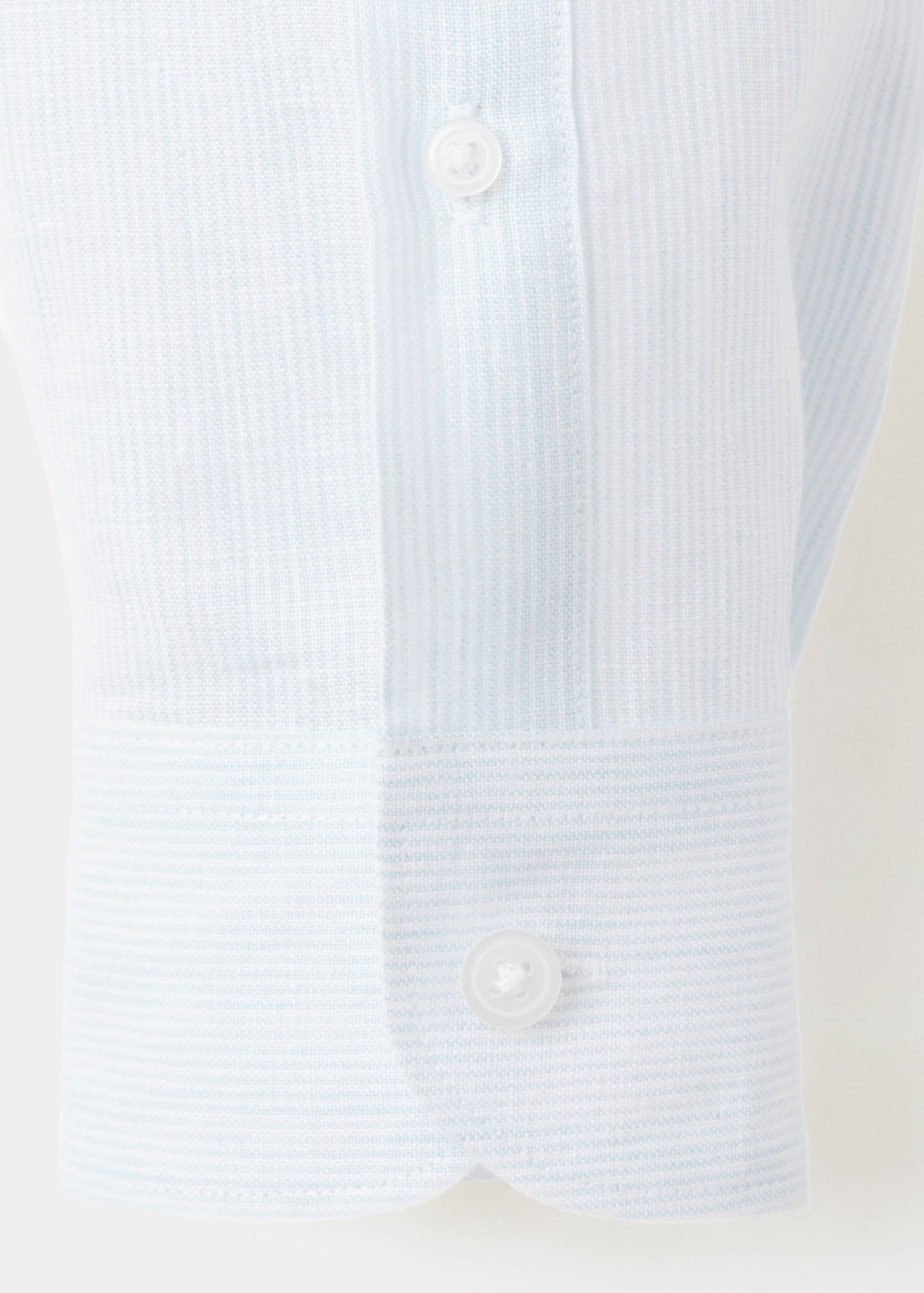 Regular-fit 100% linen shirt - Details of the article 0
