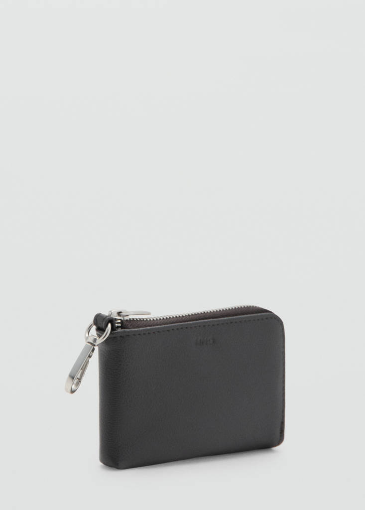 Leather wallet — Brown