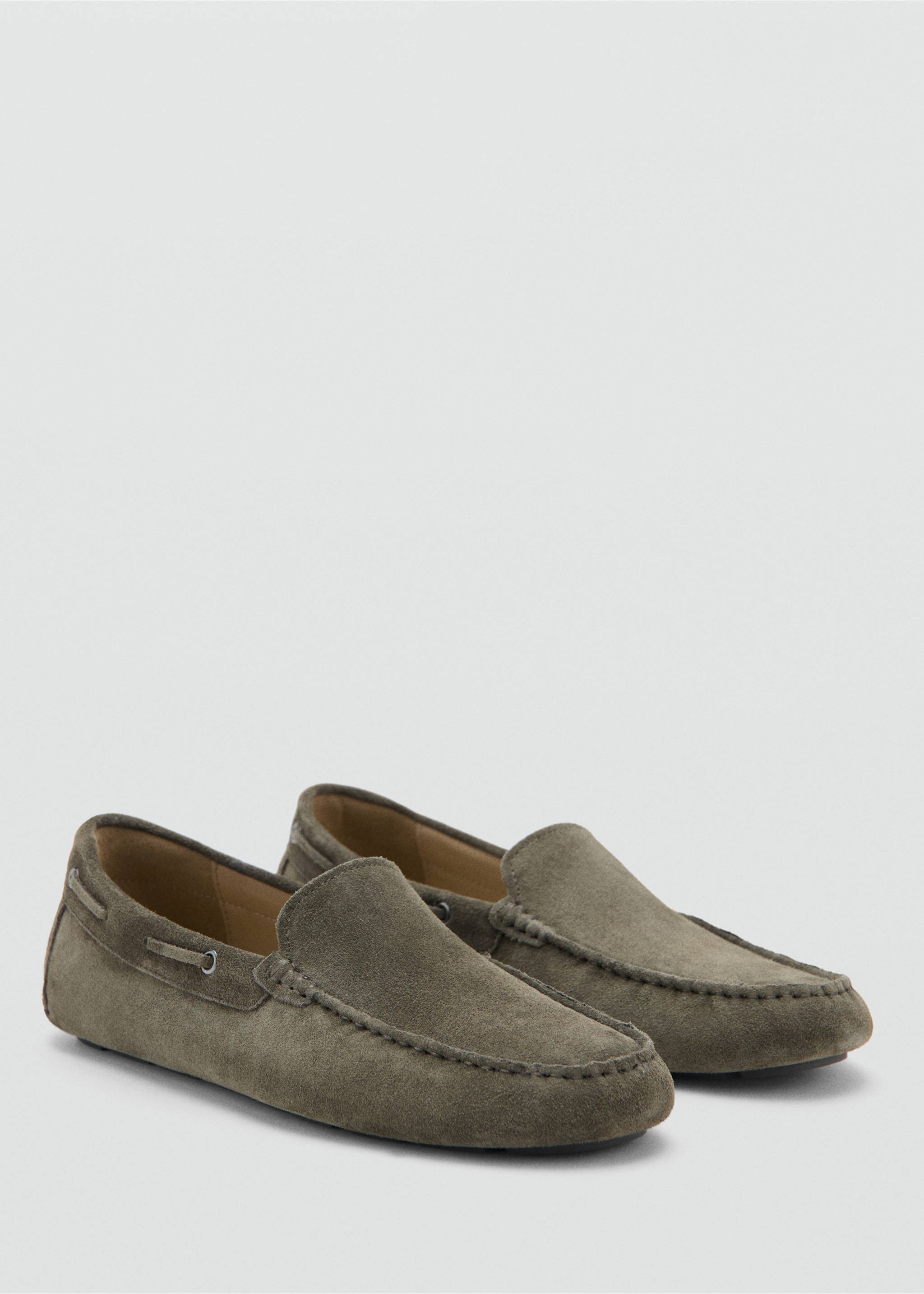 Zapato driver ante - Plano medio, Khaki. Ref: 27065943-00.