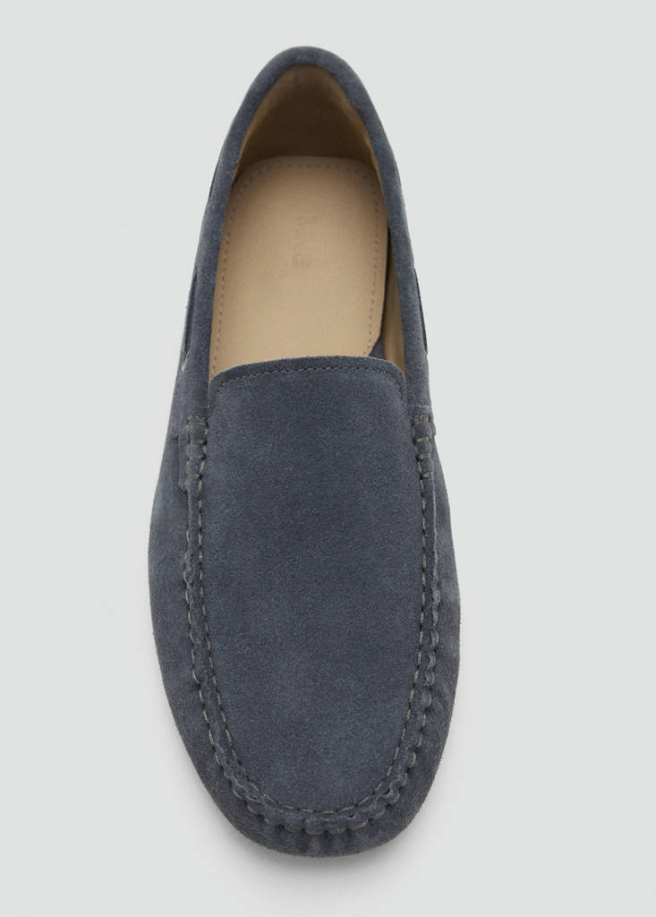 Suede driving shoes — Grey