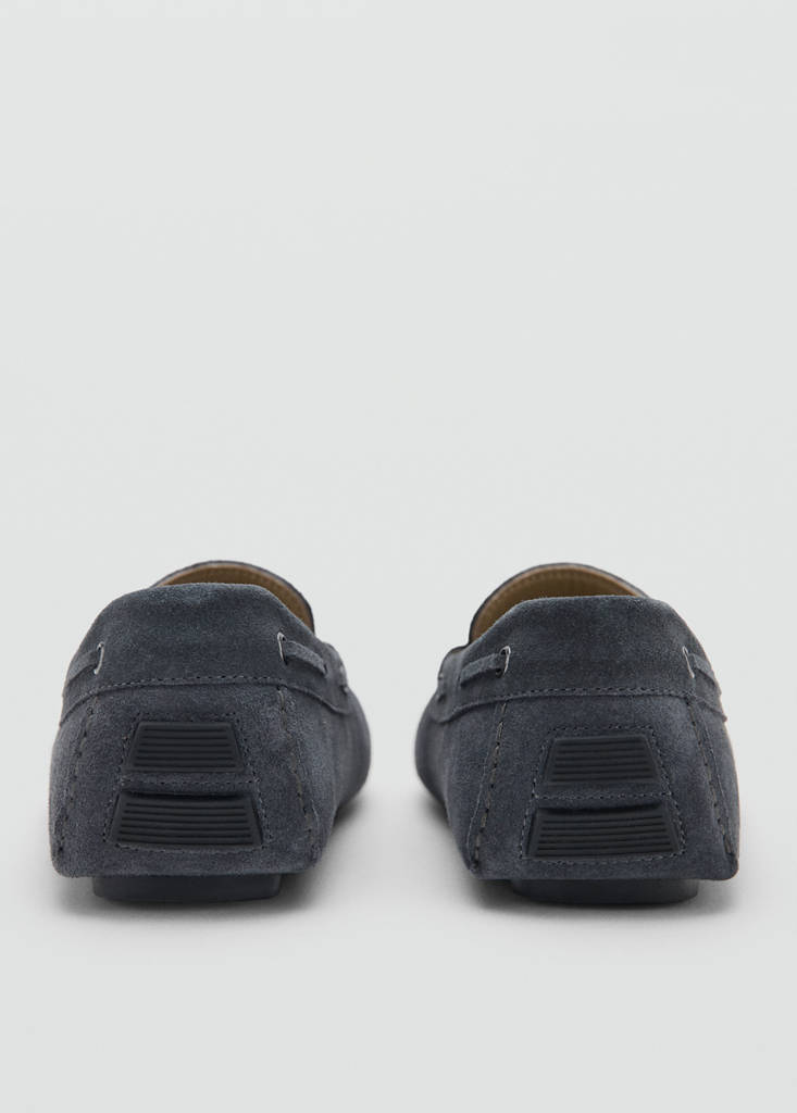 Suede driving shoes — Grey
