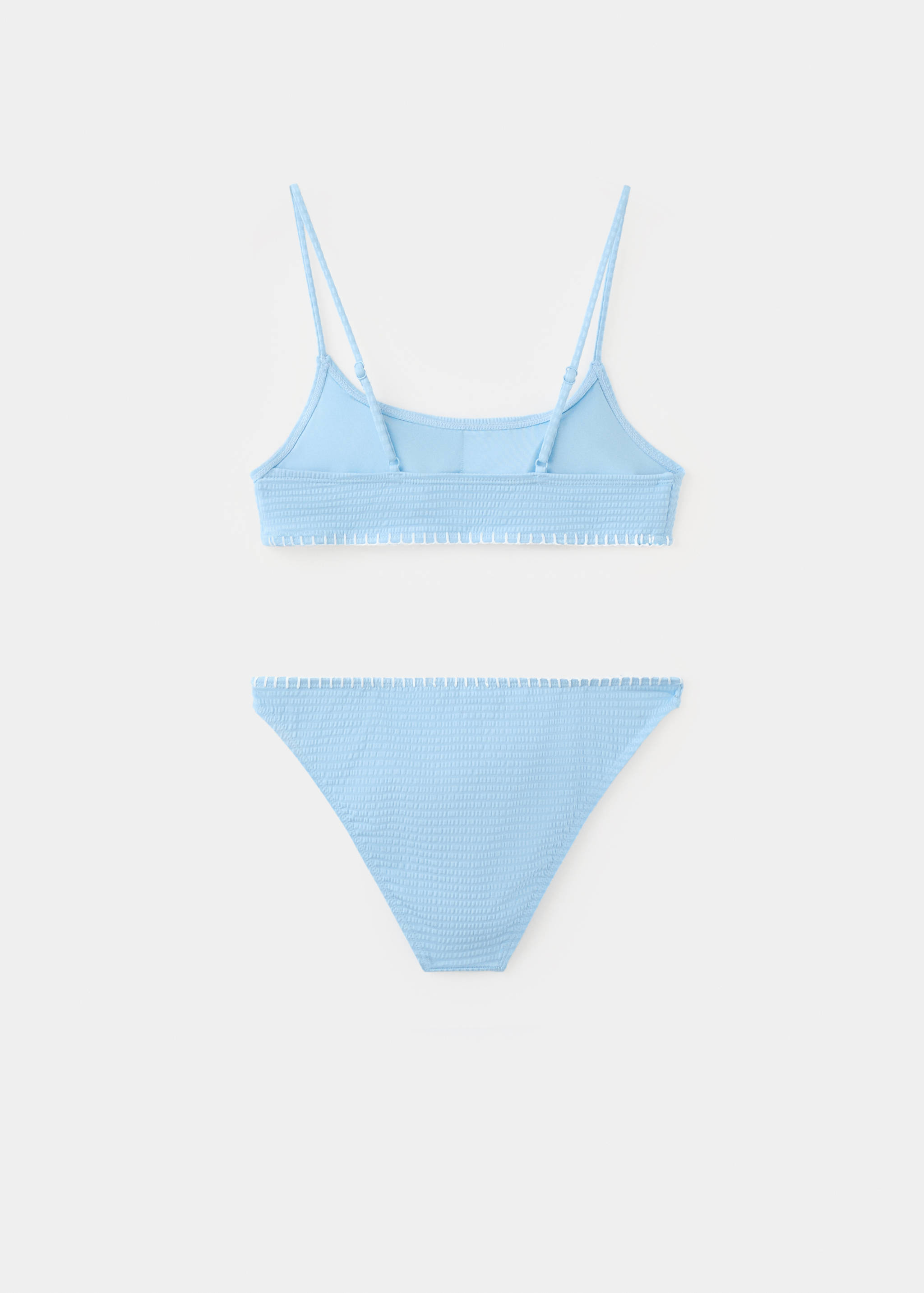 Бикини со сборками и классическими плавками - Обратная сторона изделия