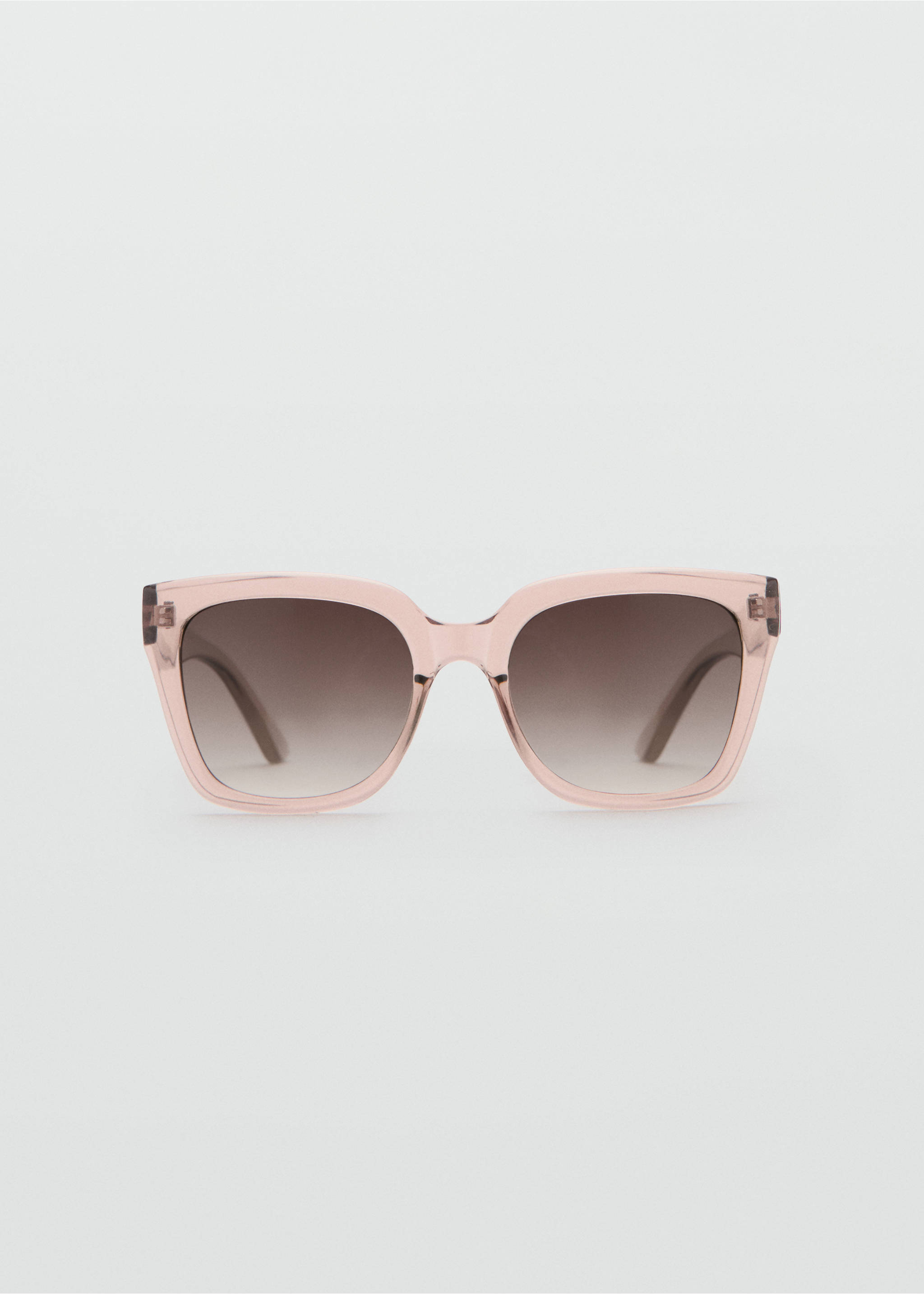 Squared frame sunglasses - Article without model, Peach. Ref: 27065949-00.