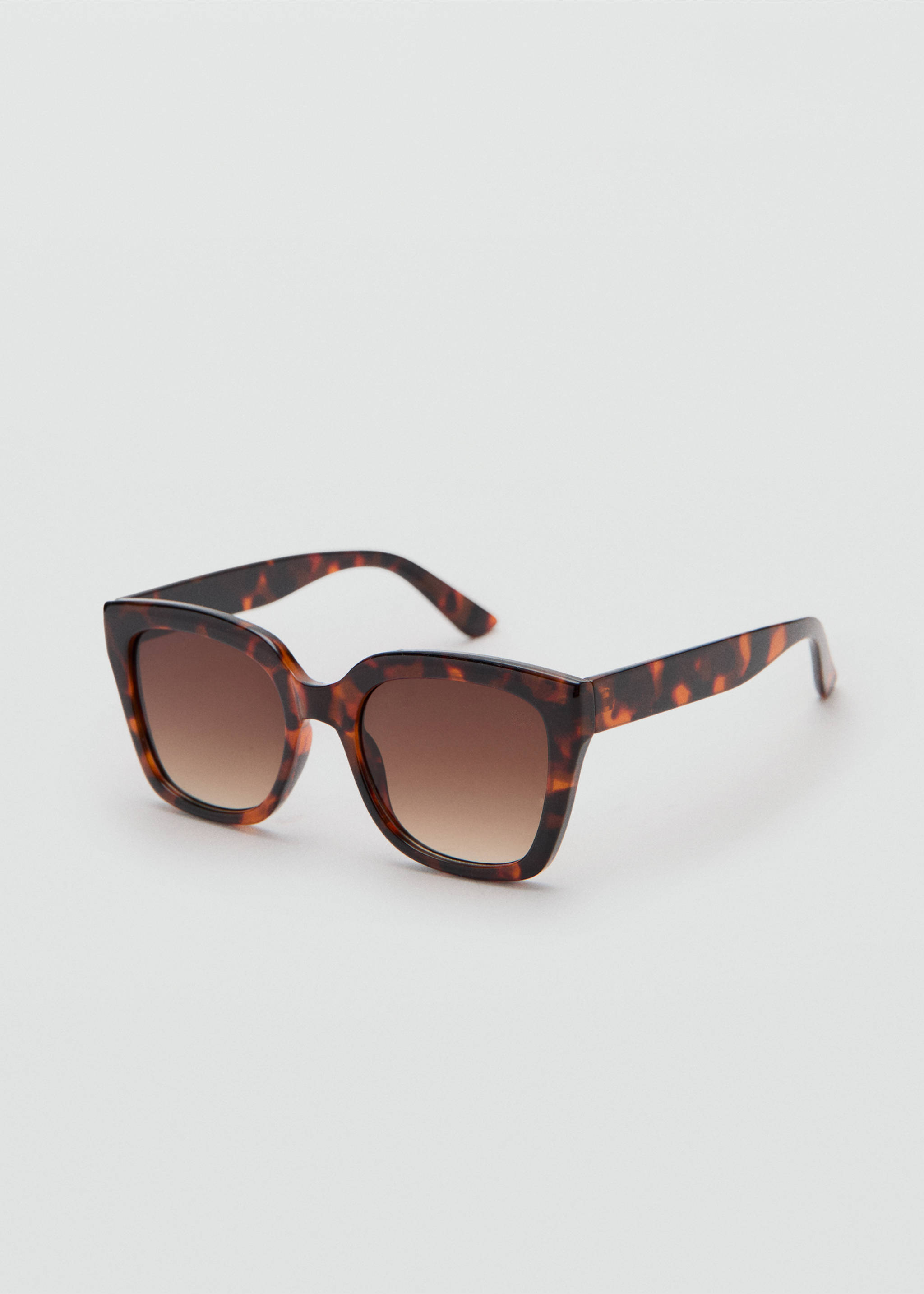 Squared frame sunglasses - Medium plane, Chocolate. Ref: 27065949-00.