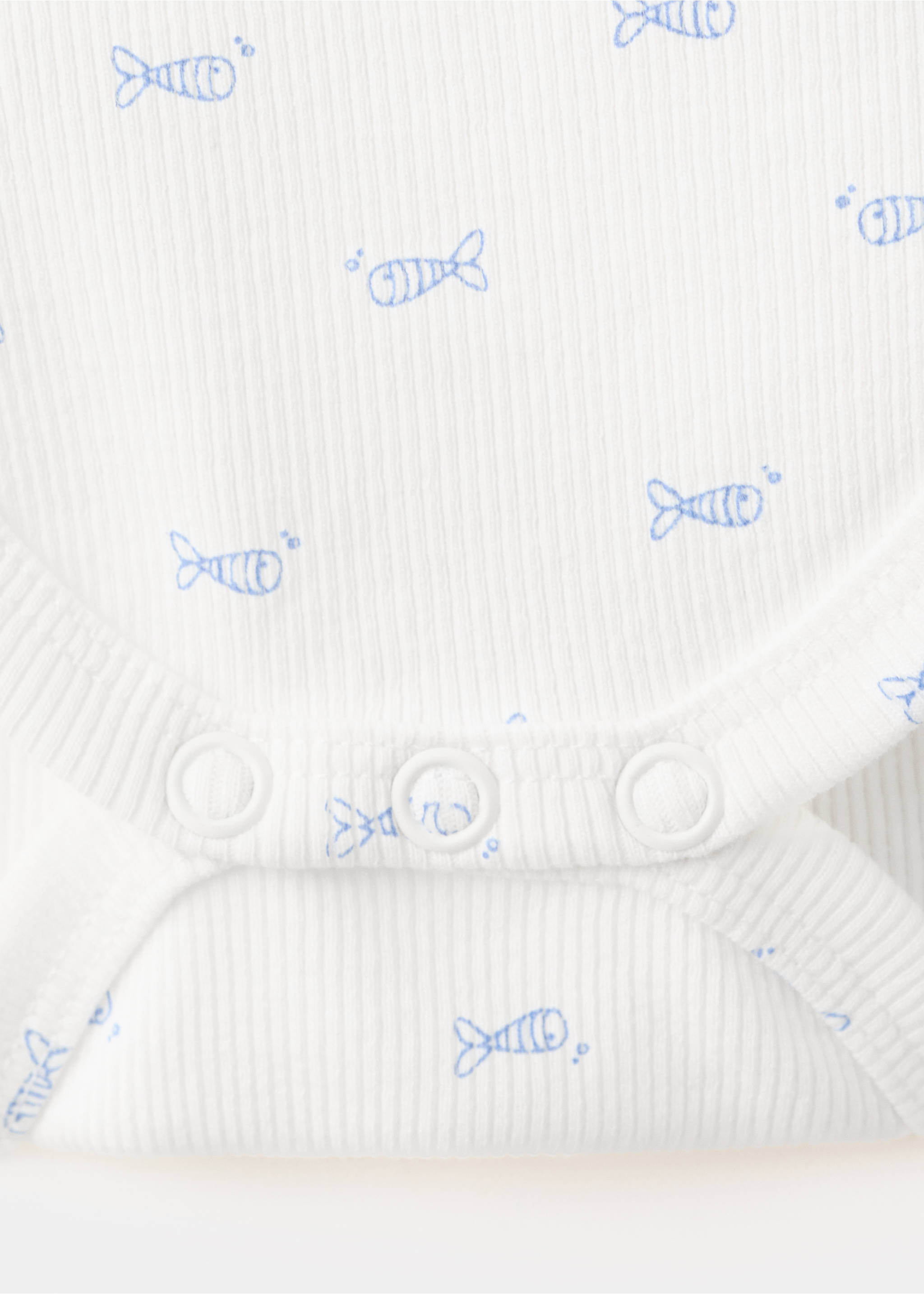 Bodi cotó estampat - Detall de l'article 0, Blanc trencat. Ref: 27065953-00.