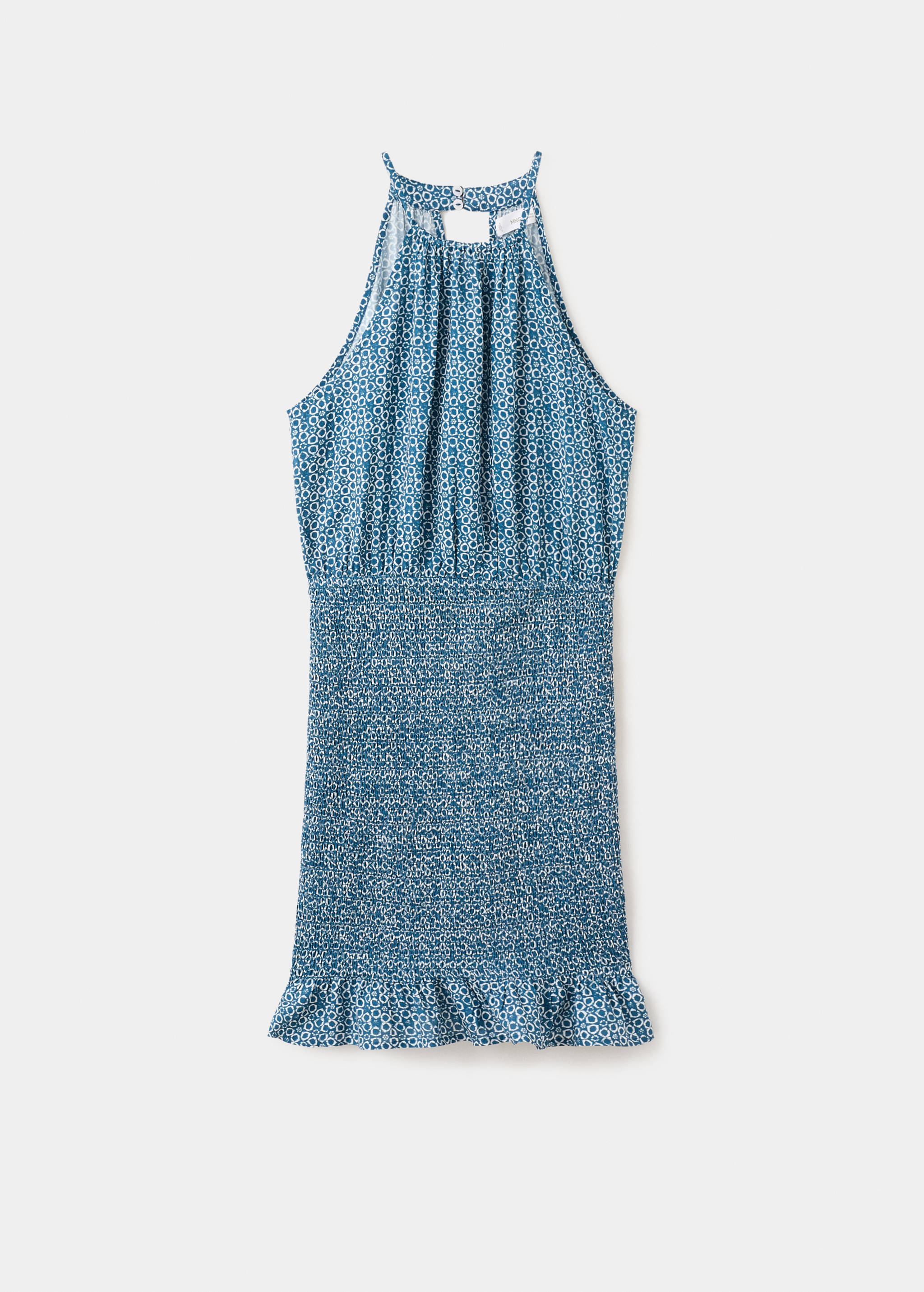 Printed ruched dress - Article without model