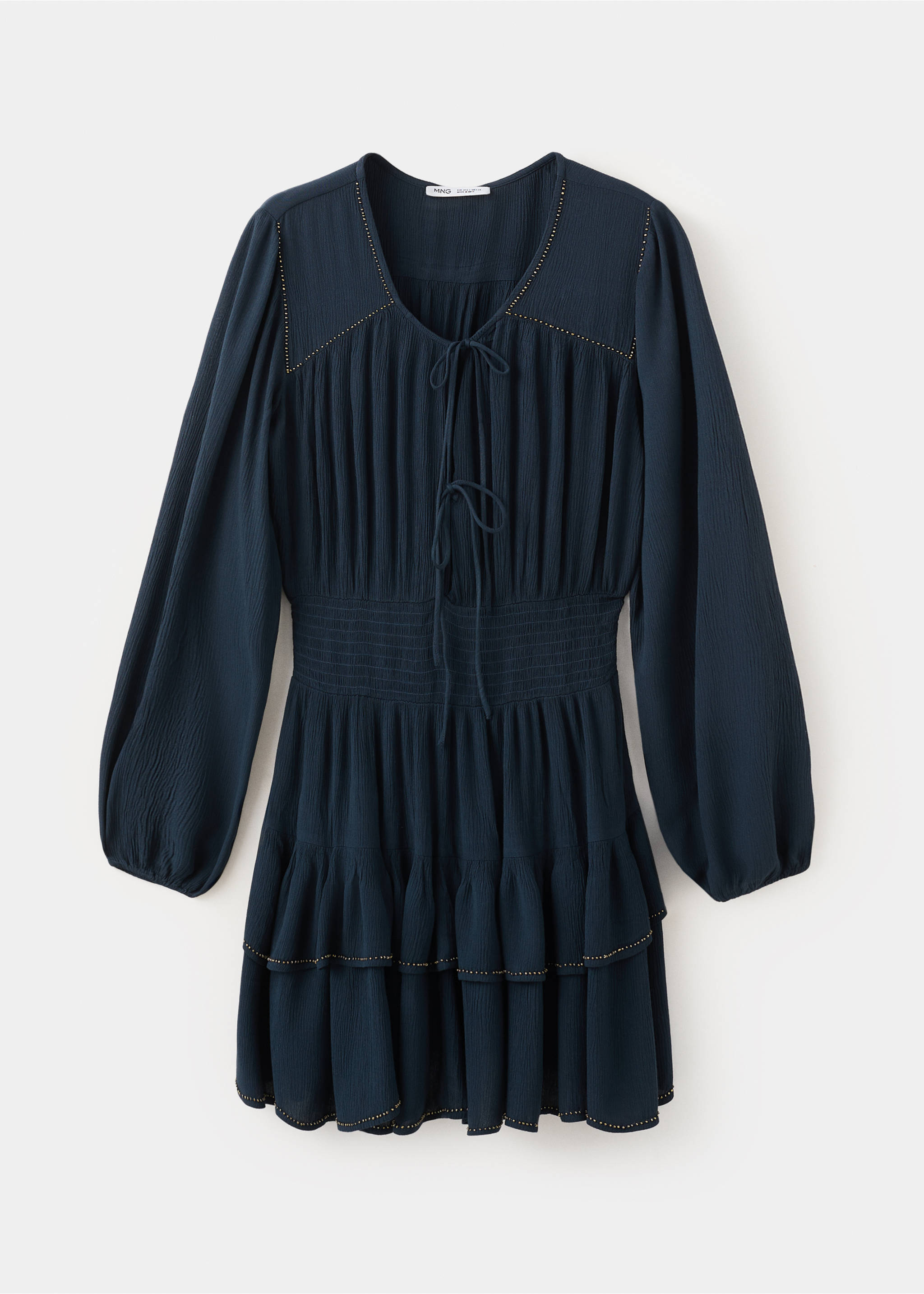 Vestit curt detall granadures - Article sense model, Blau. Ref: 27065957-00.