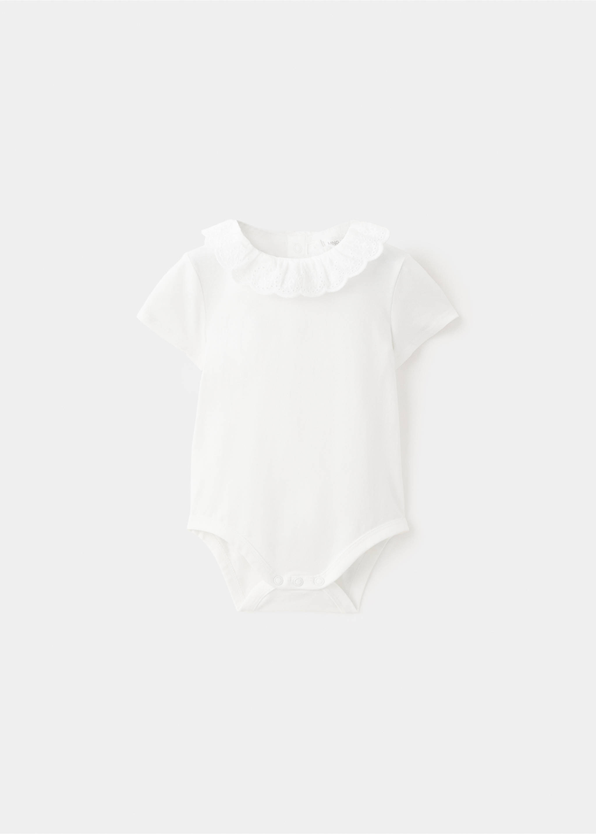 Bodi coll babydoll - Article sense model, Blanc trencat. Ref: 27065958-00.