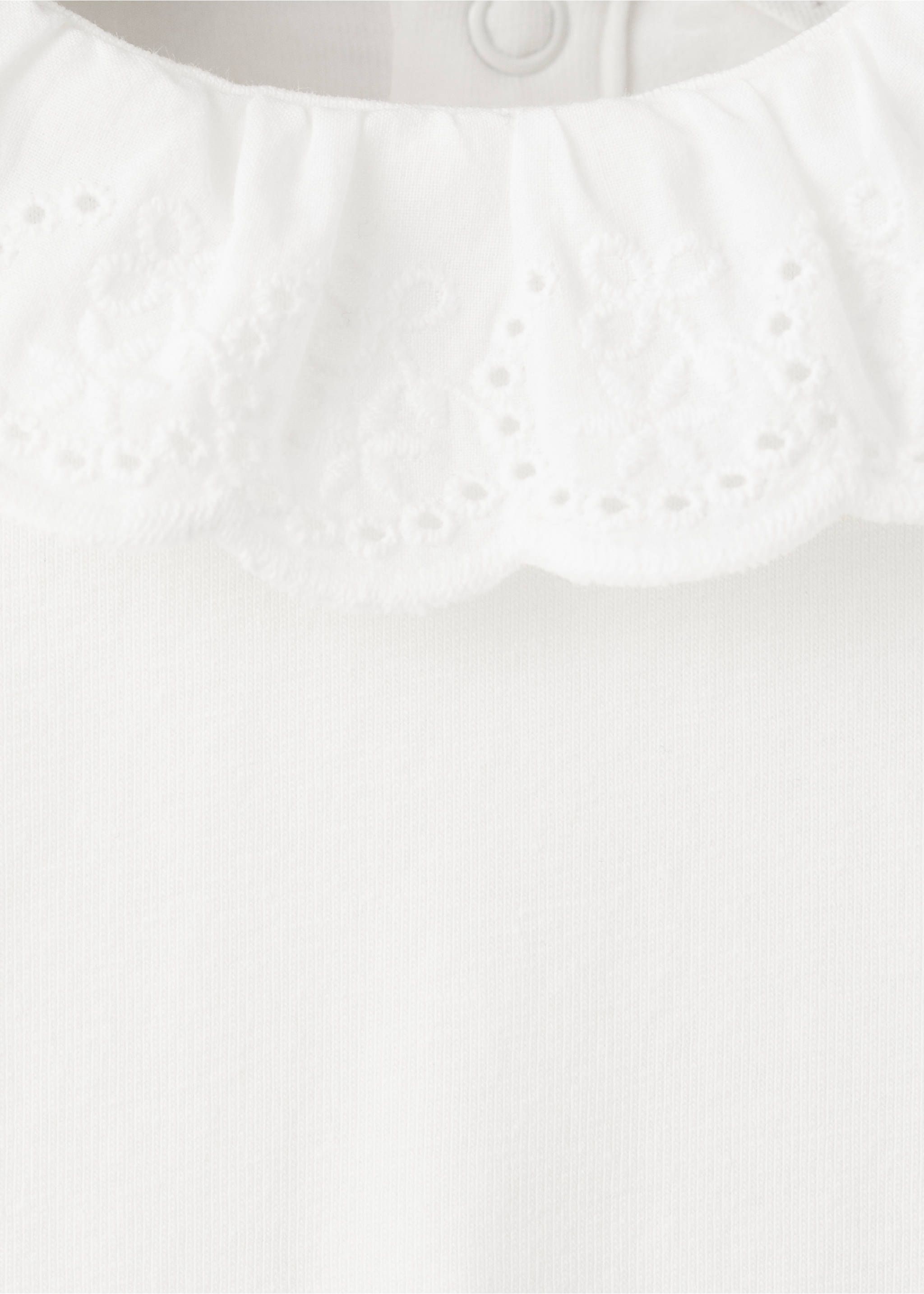 Bodi coll babydoll - Detall de l'article 8, Blanc trencat. Ref: 27065958-00.