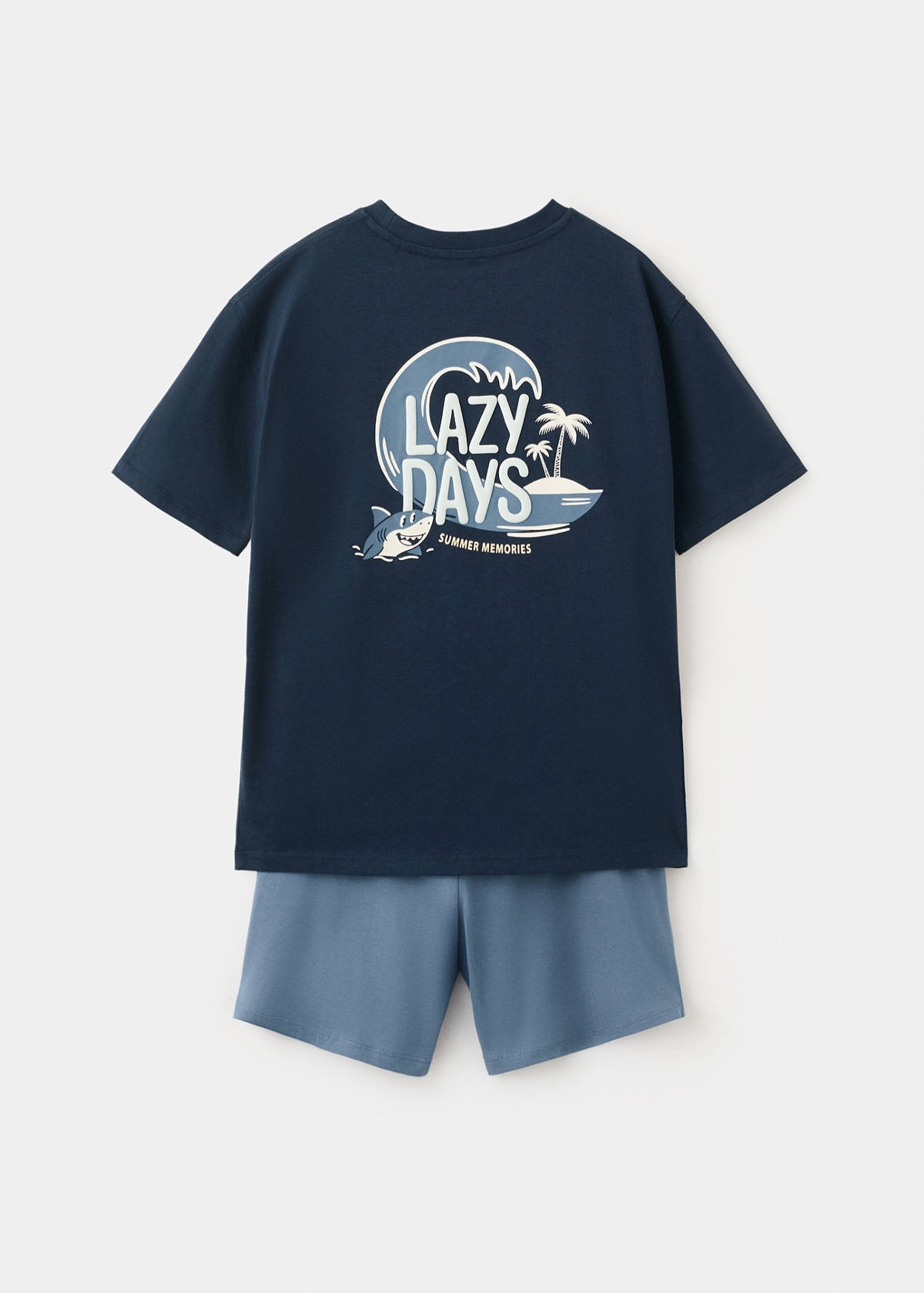 Short pyjama combo set — Navy