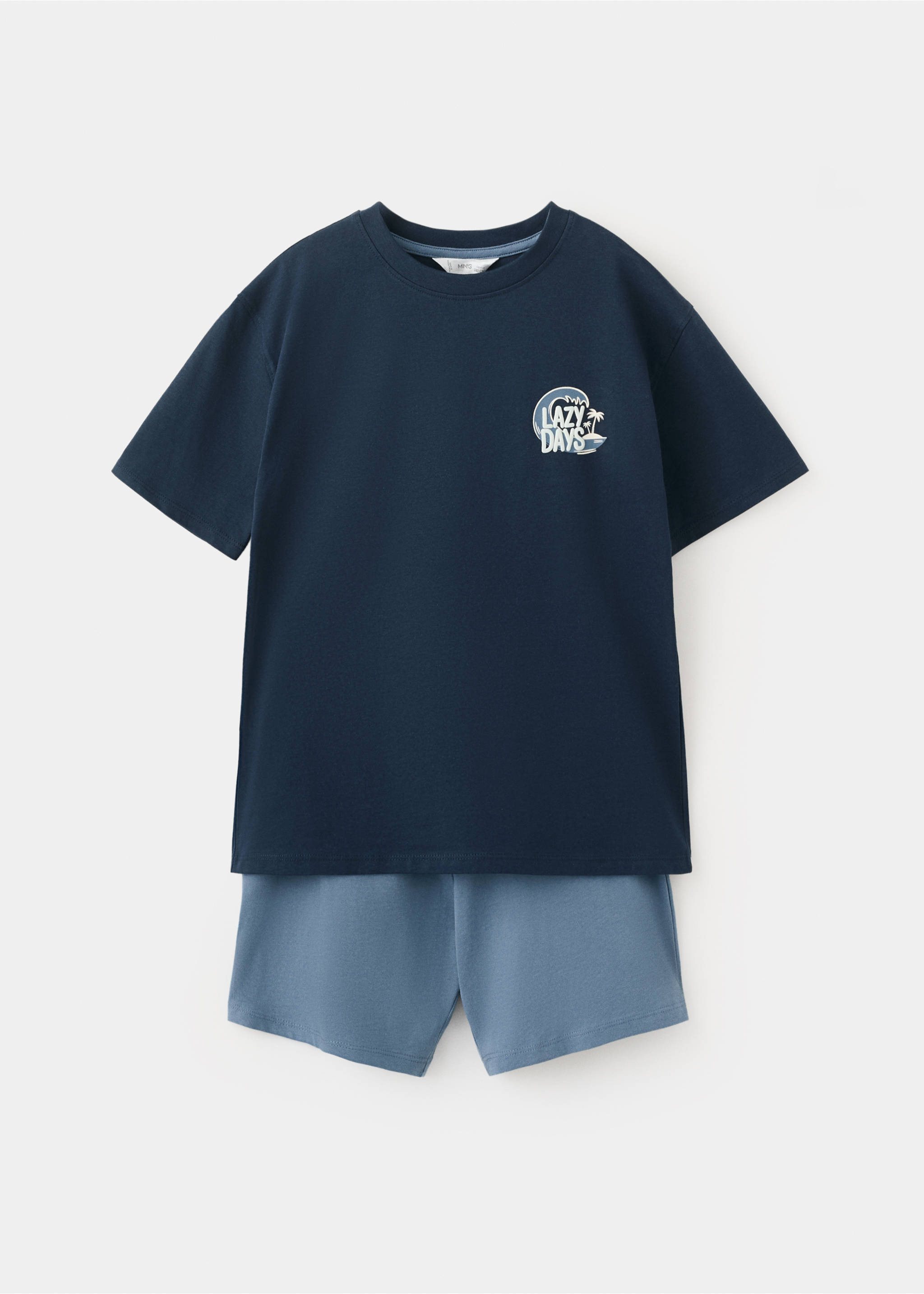 Short pyjama combo set - Article without model, Navy. Ref: 27065961-00.