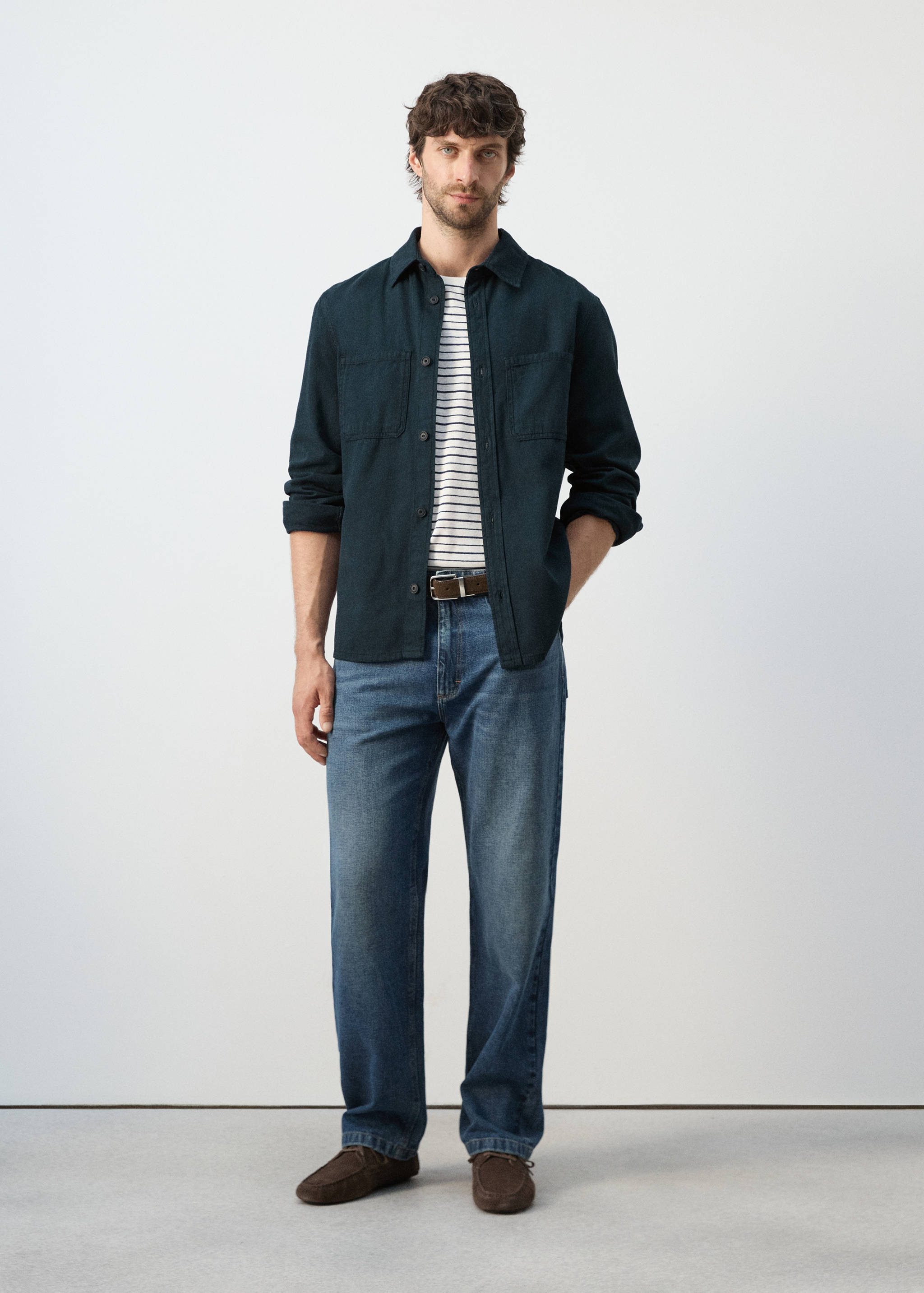 Sobrecamisa 100% algodón bolsillos - Plano general