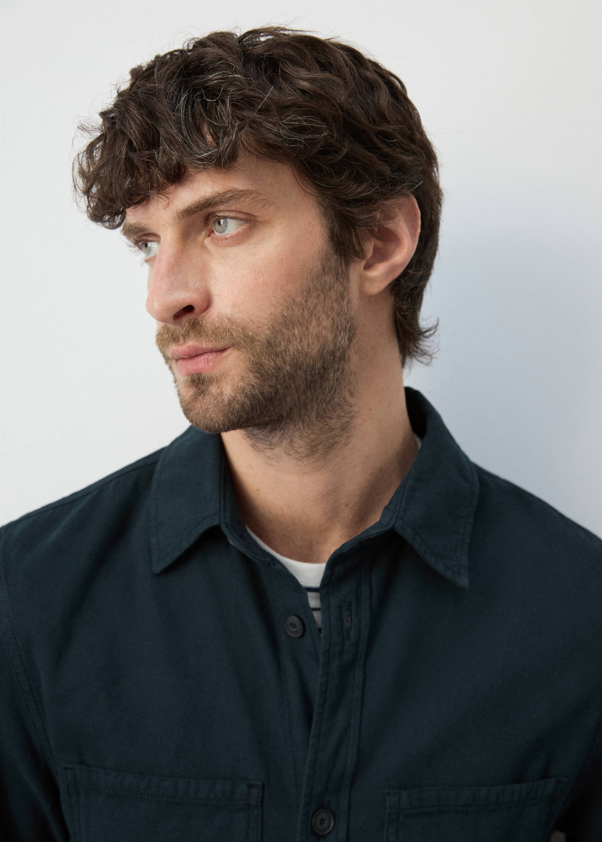 Sobrecamisa 100% algodón bolsillos - Detalle del artículo 1