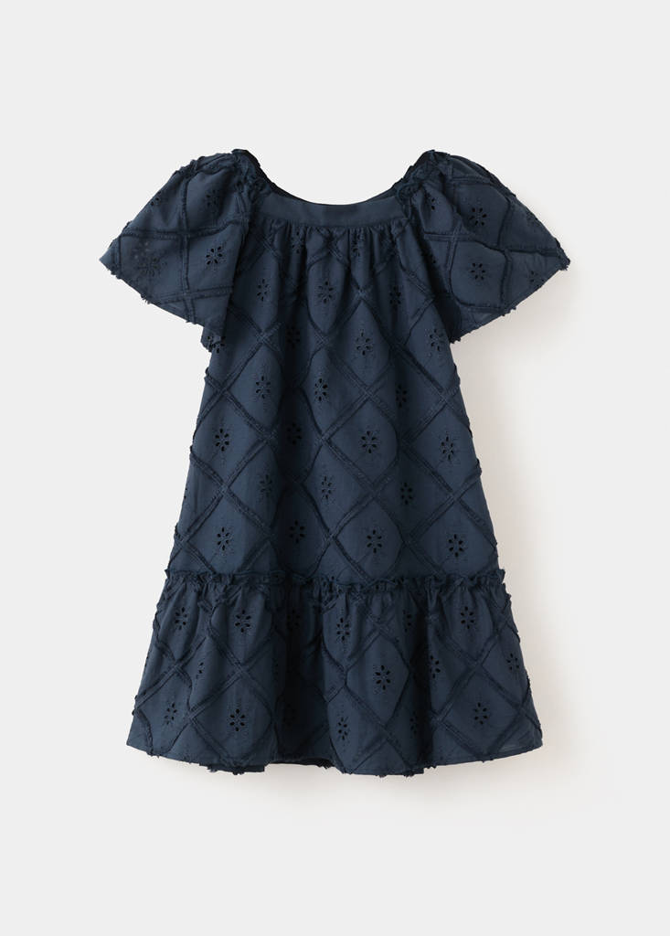 Embroidered short dress - thumbnail 4