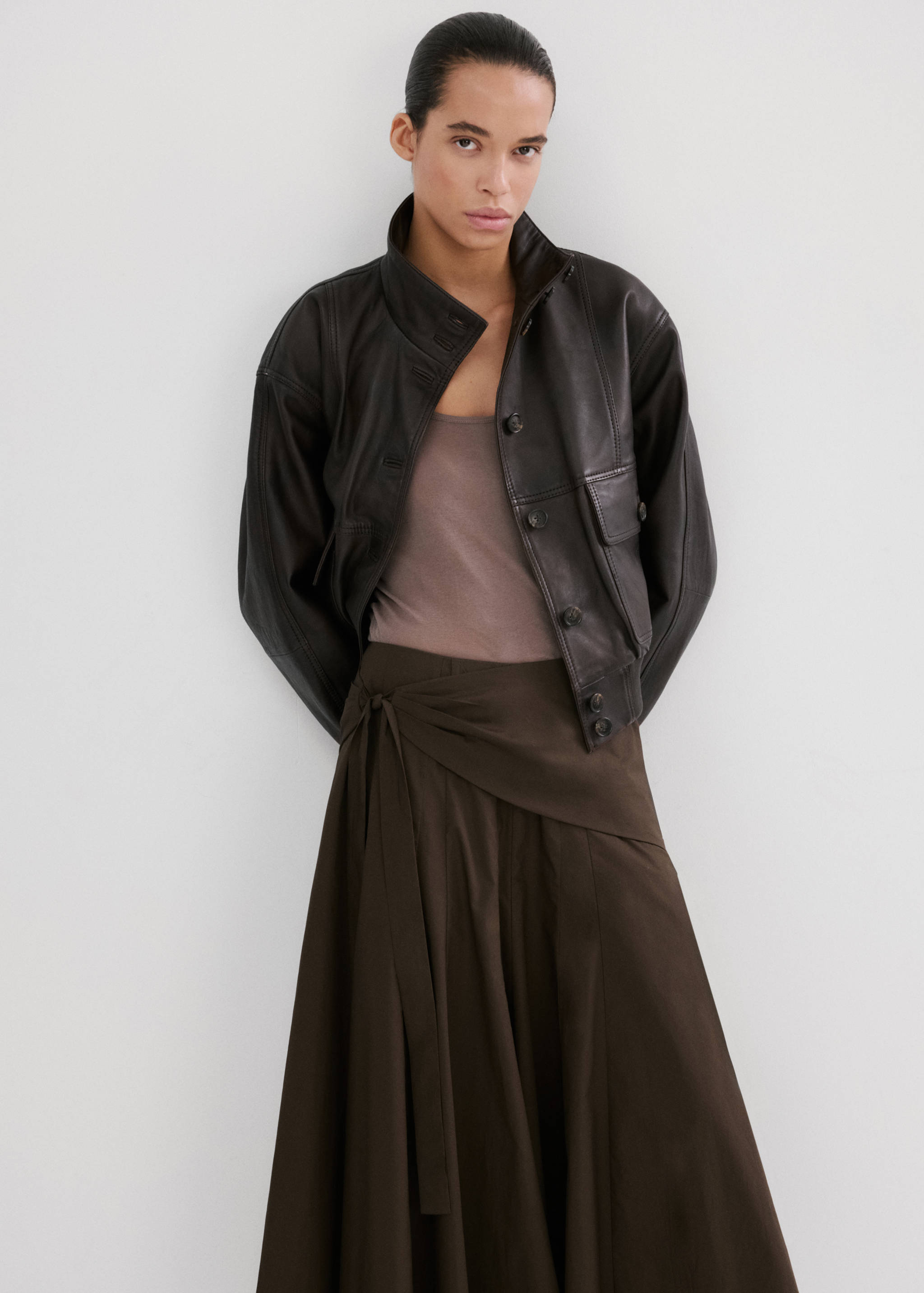 Falda evasé detalle pañuelo - Detalle del artículo 1