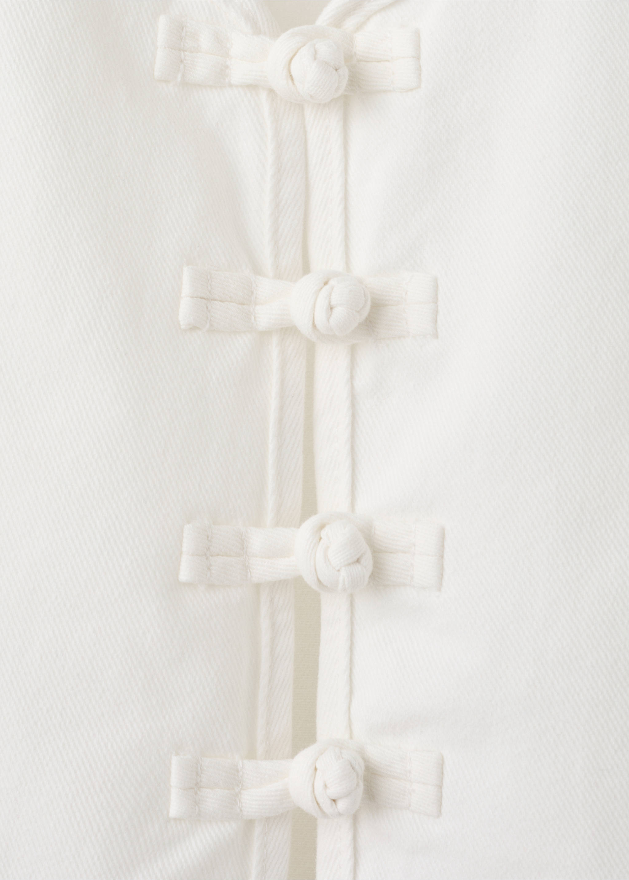 Cotton vest top - Details of the article 8, Off White. Ref: 27065975-00.