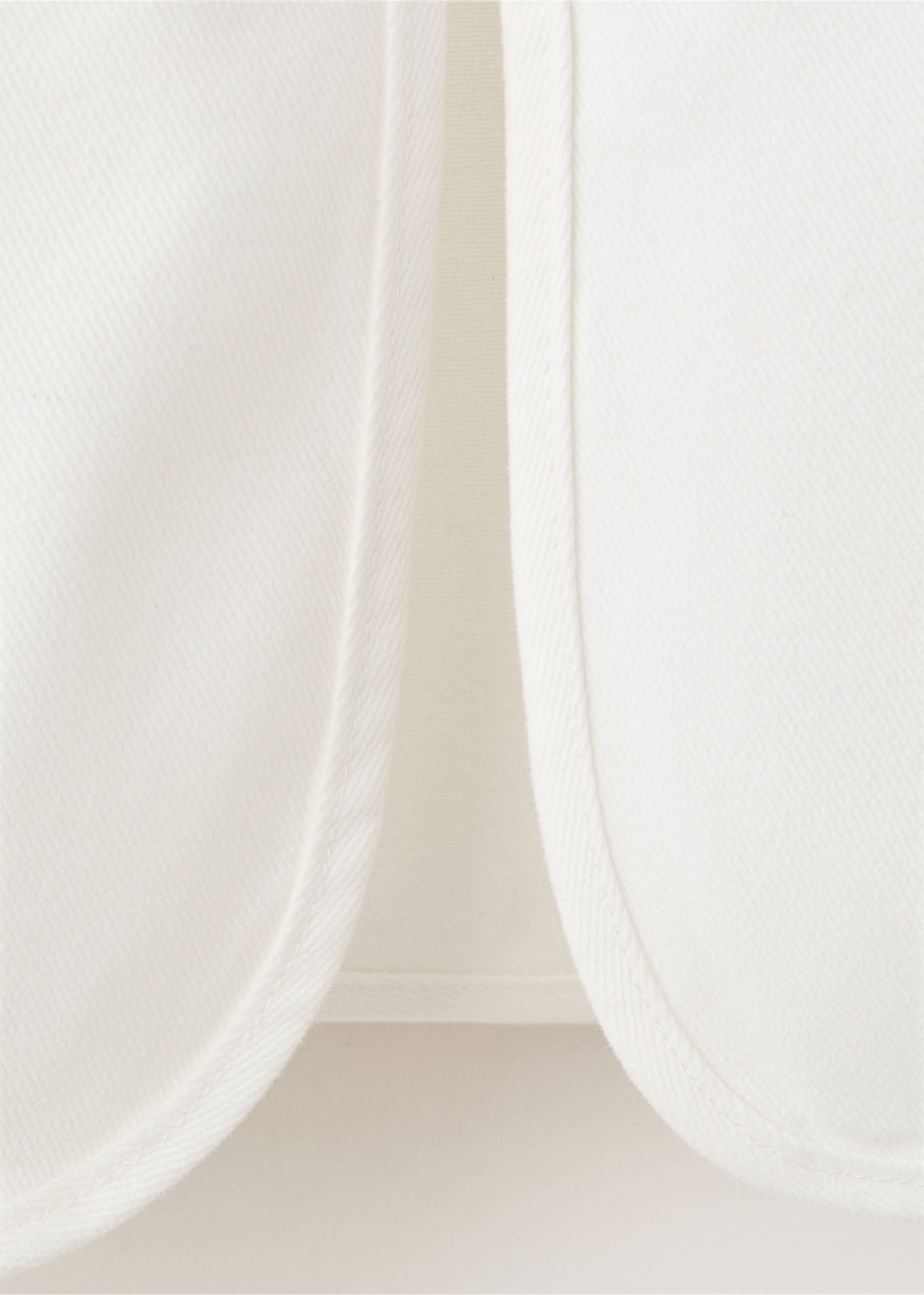 Cotton vest top - Details of the article 0, Off White. Ref: 27065975-00.