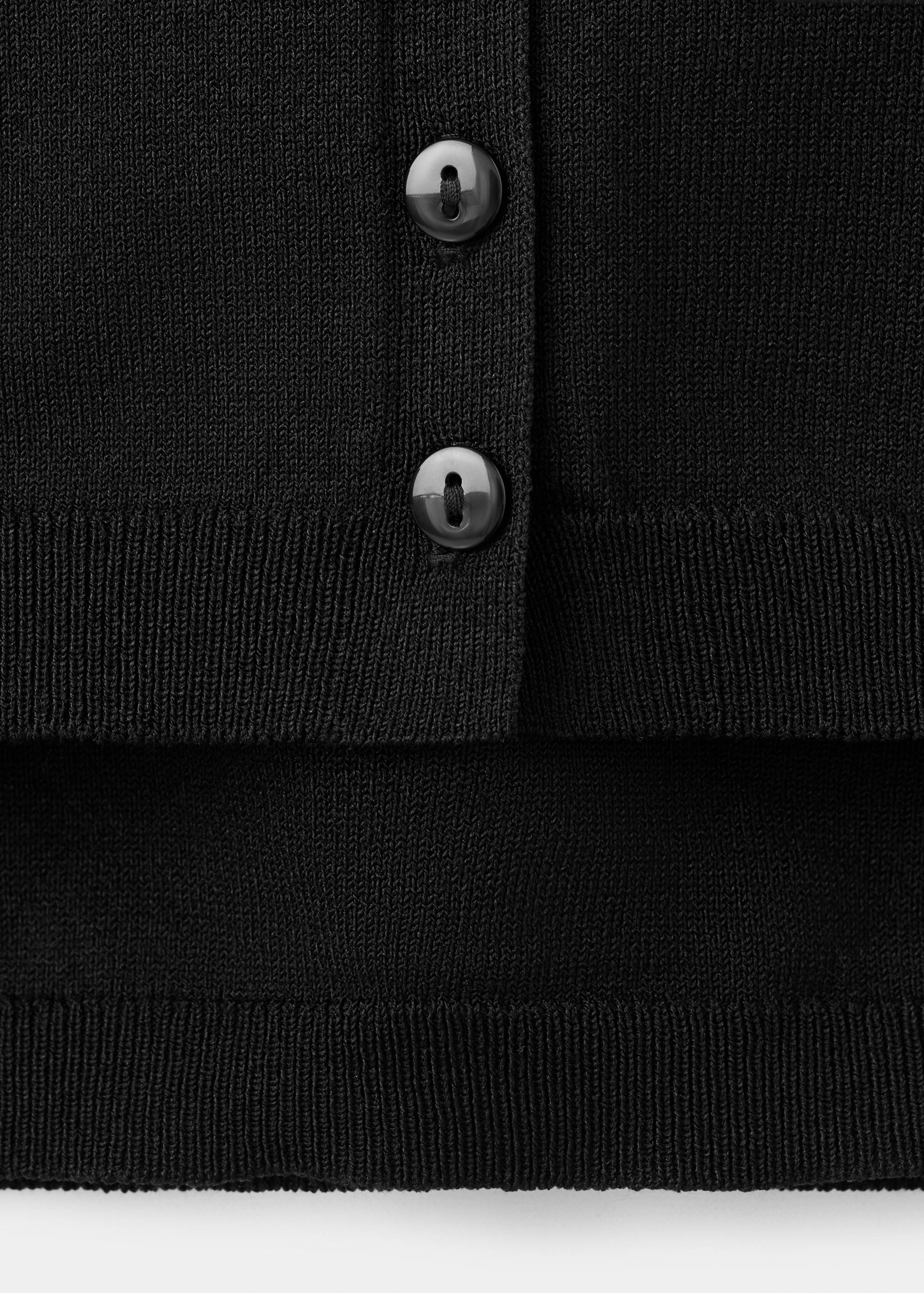 Combined knitted sweater - Details of the article 0