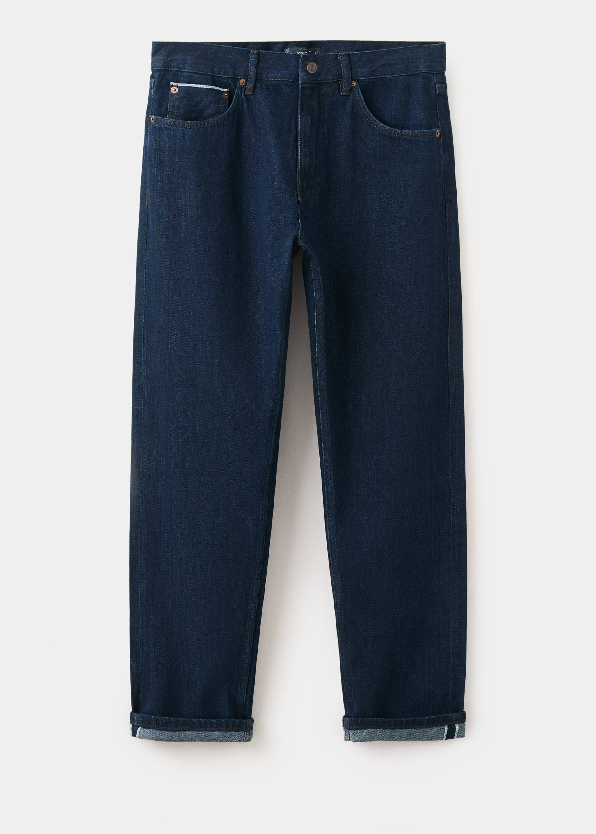 Jean 100 % coton regular-fit cropped - Article sans modèle