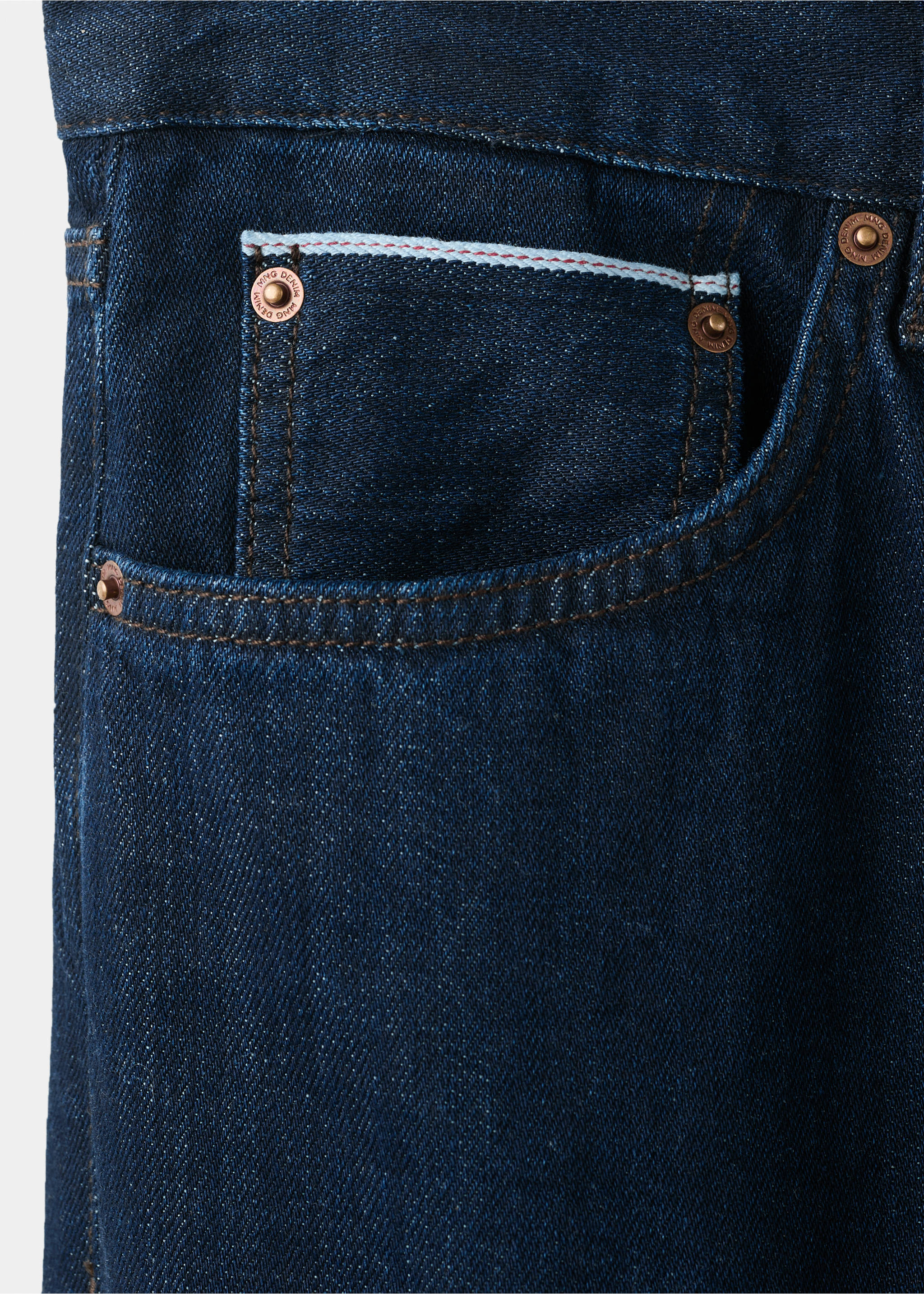 جينز 100% قطن بقصة منتظمة قصيرة - تفاصيل المنتج 0, أزراق ناصع. Ref: 27065982-00.