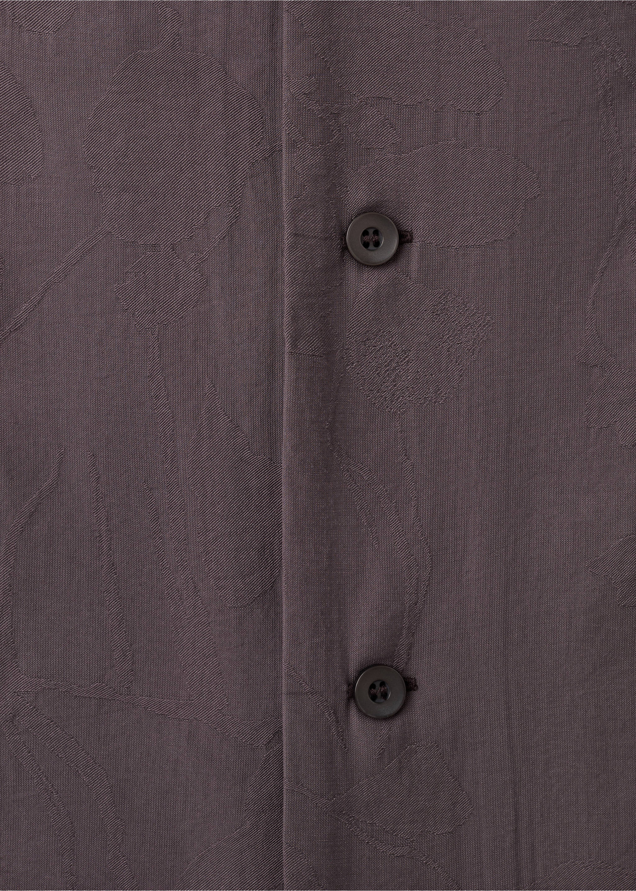 Camisa fluida com gola bowling - Pormenor do artigo 0, Cereja. Ref: 27065987-00.