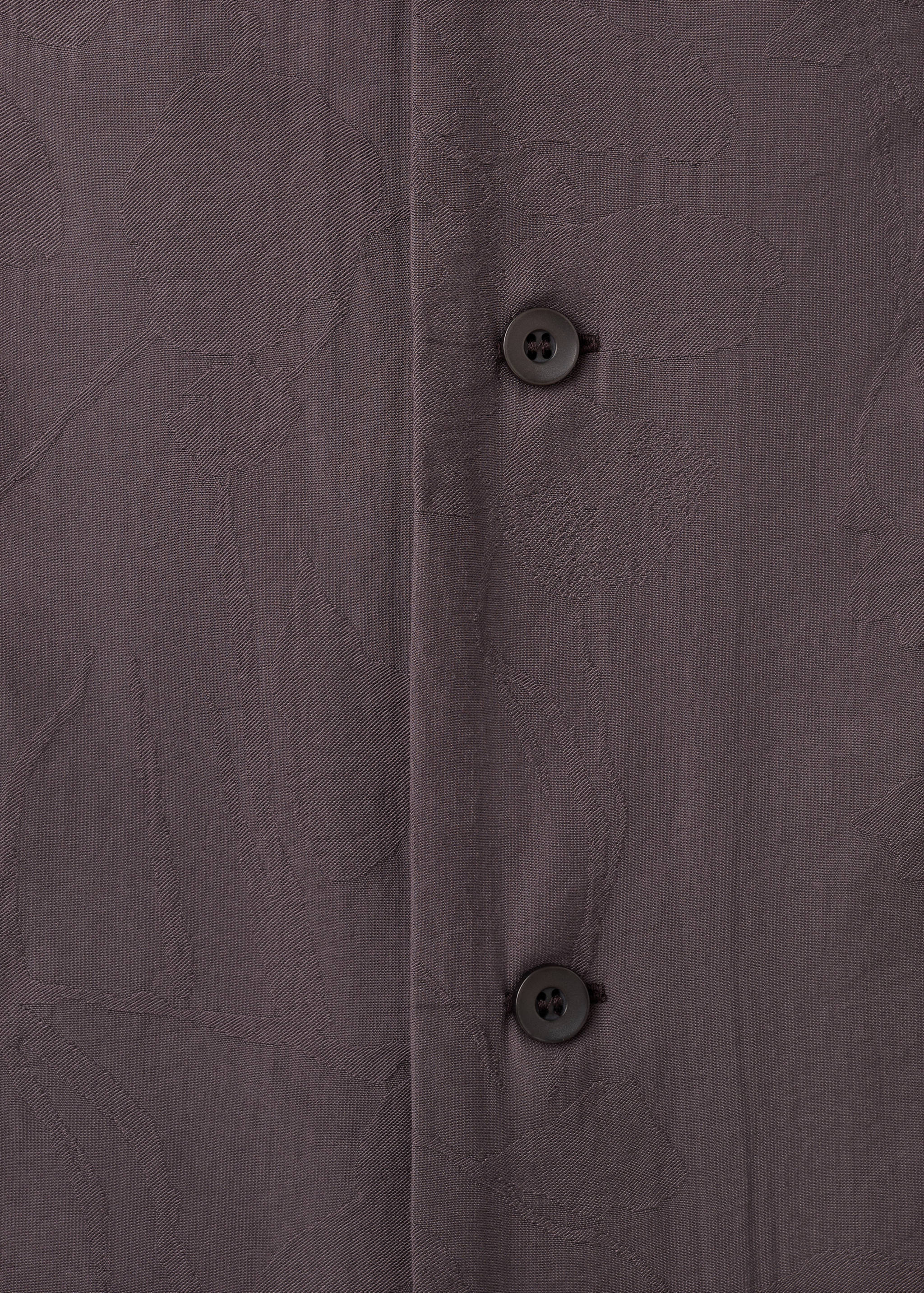 Chemise fluide avec col bowling - Details of the article 0