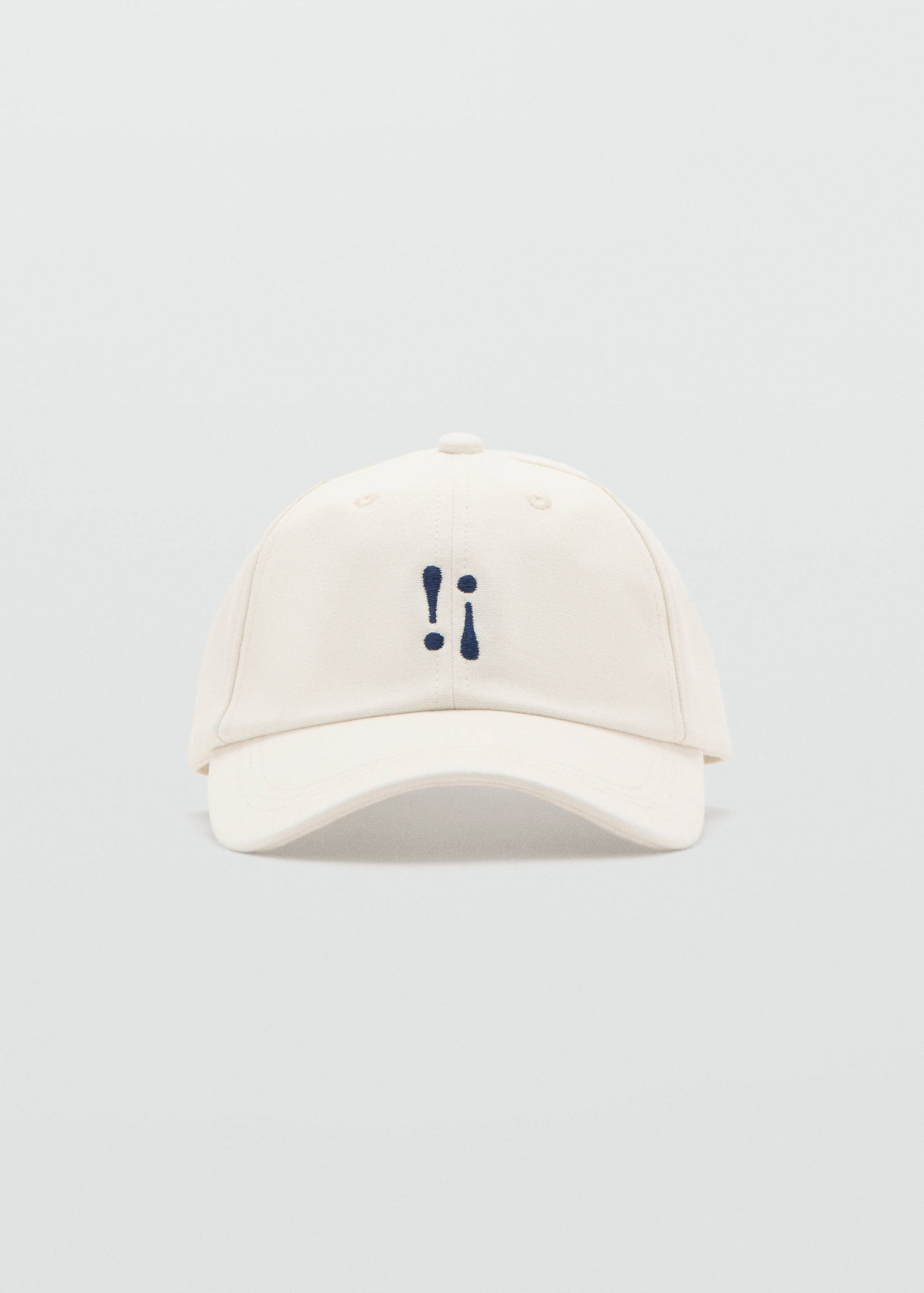 Gorra algodón mensaje bordado - Artículo sin modelo