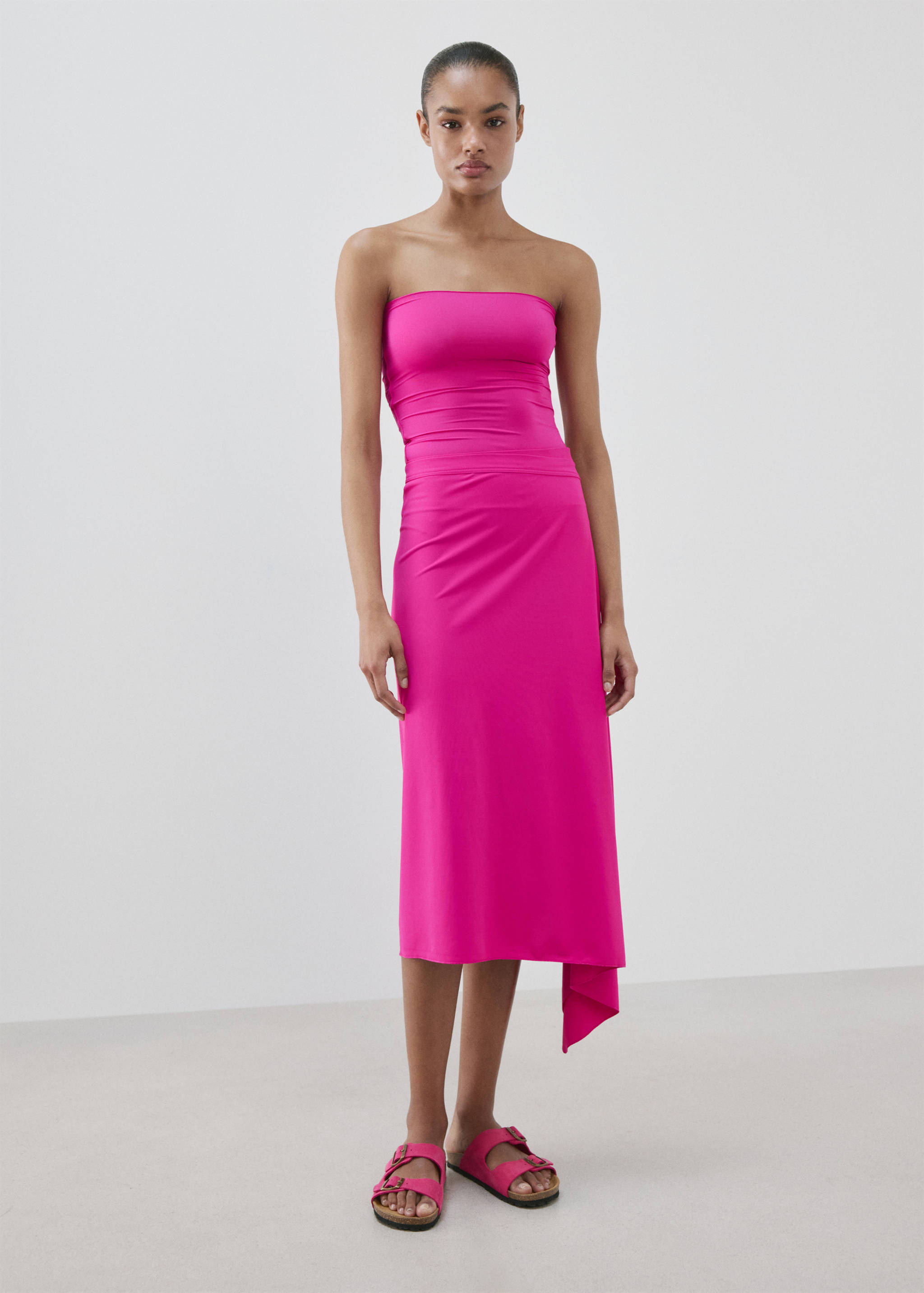 Fitted bandeau top - General plane