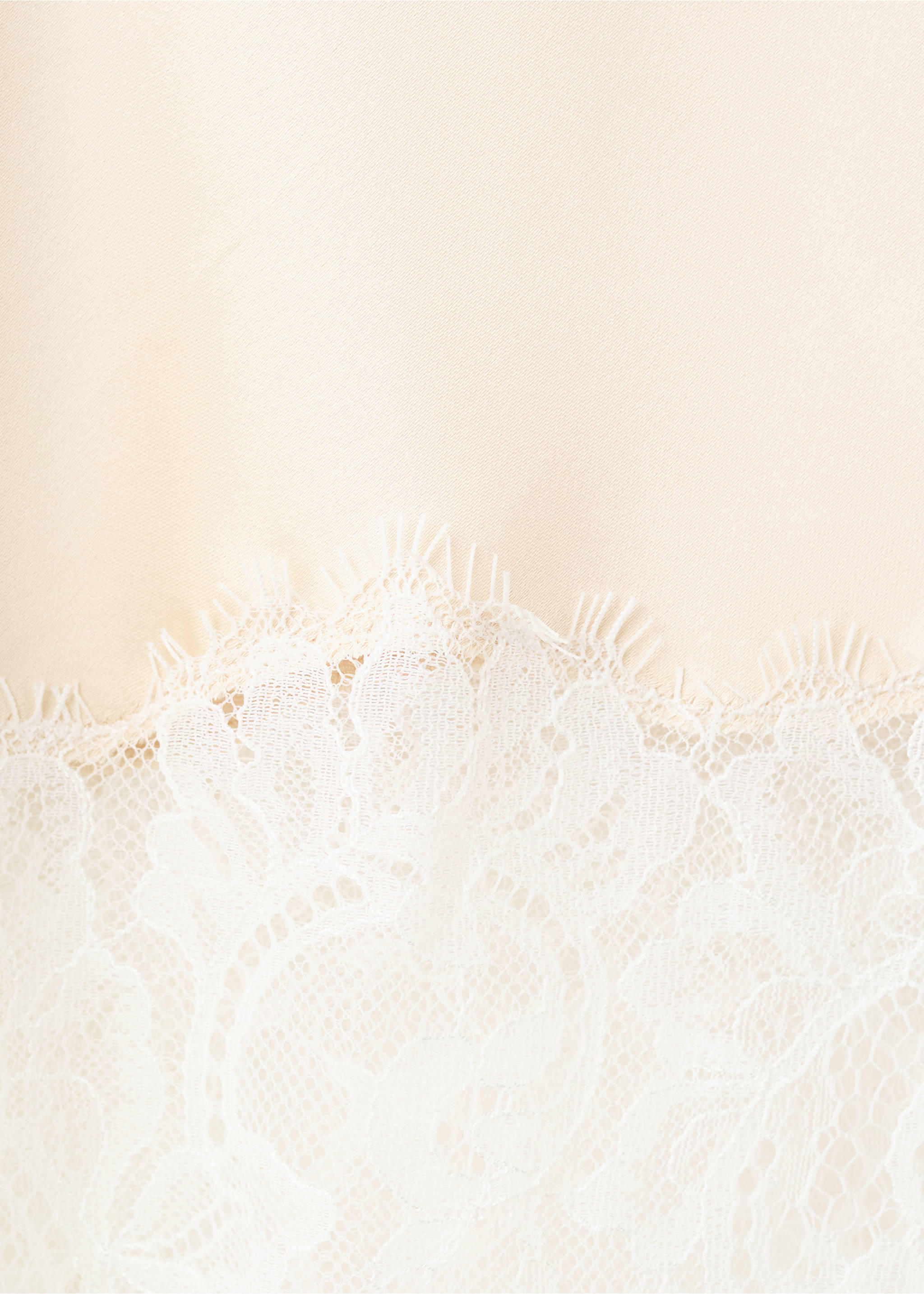 Jupe lingerie en dentelle - Détail de l'article 8, Beige. Ref: 27065999-00.