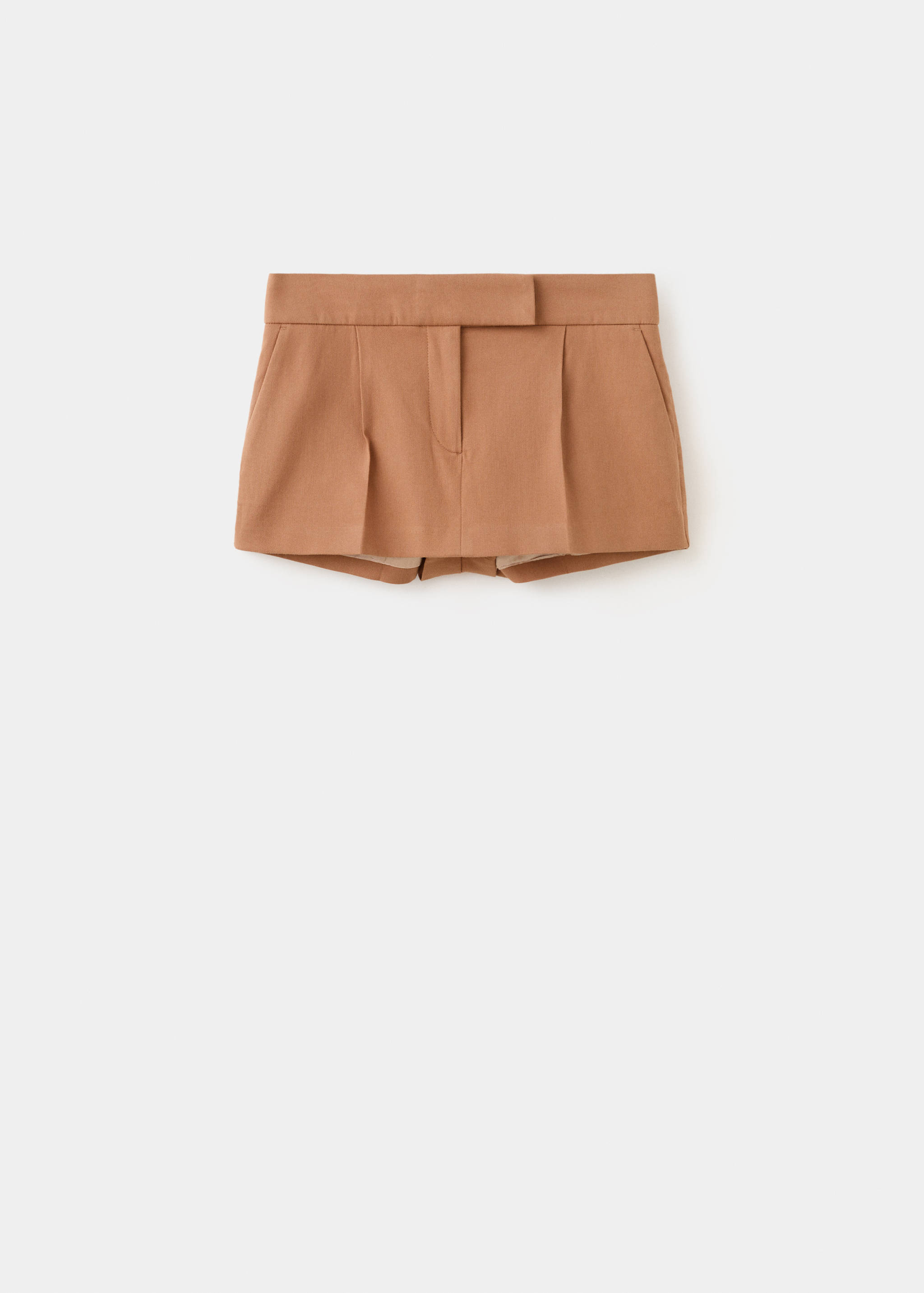 Mini-skirt with pleats - Article without model