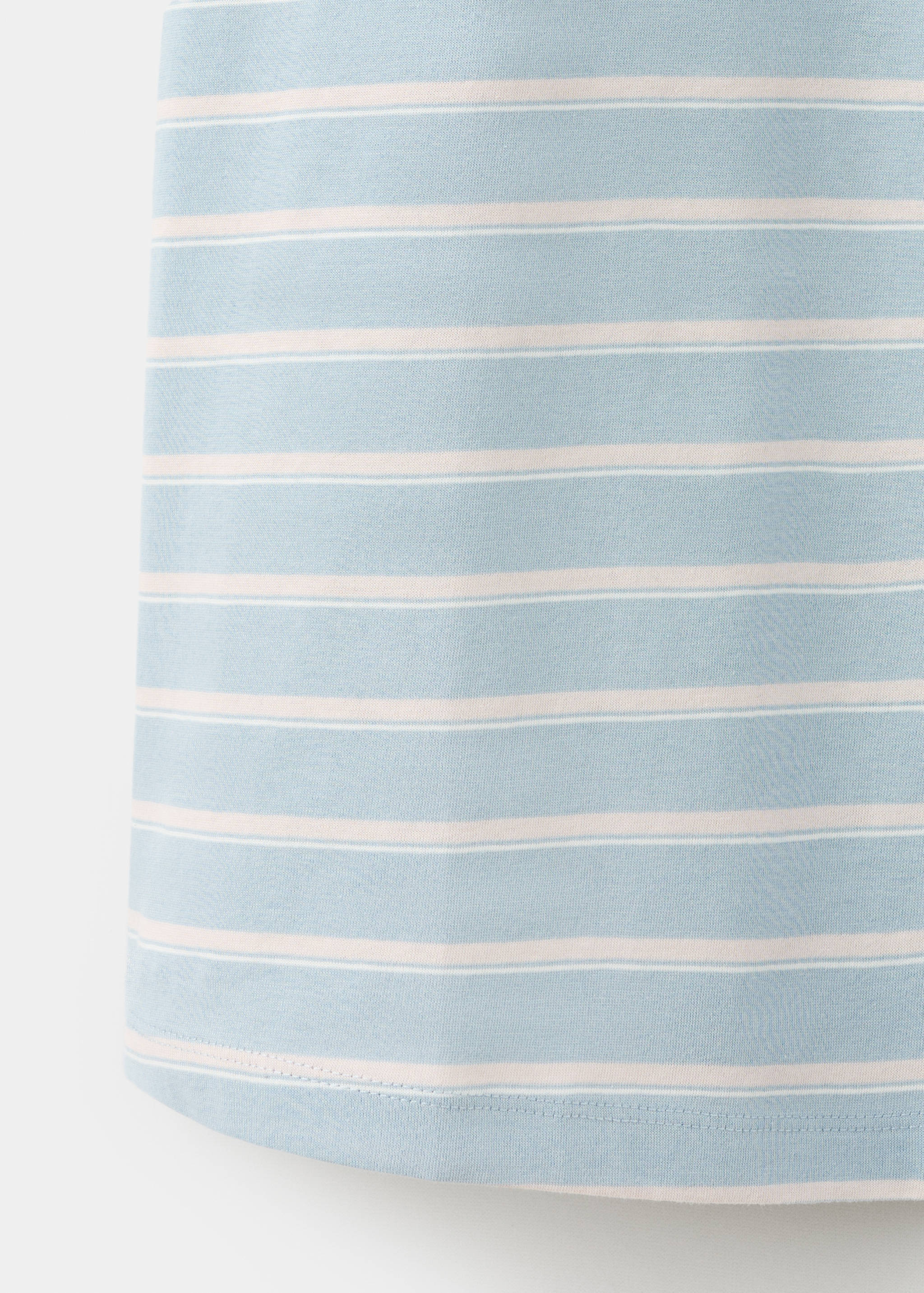 Striped cotton nightdress - Details of the article 8