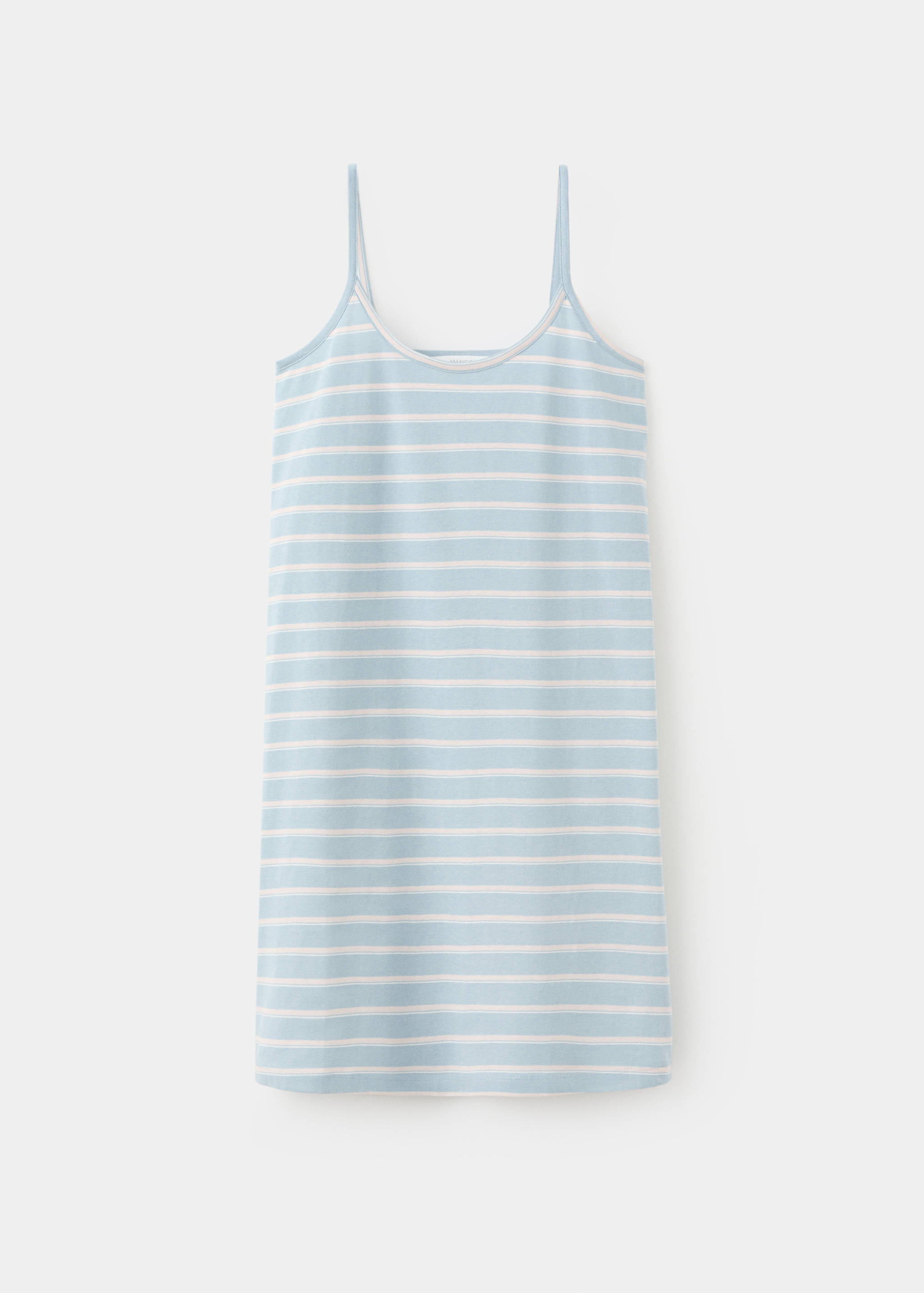 Striped cotton nightdress - Article without model